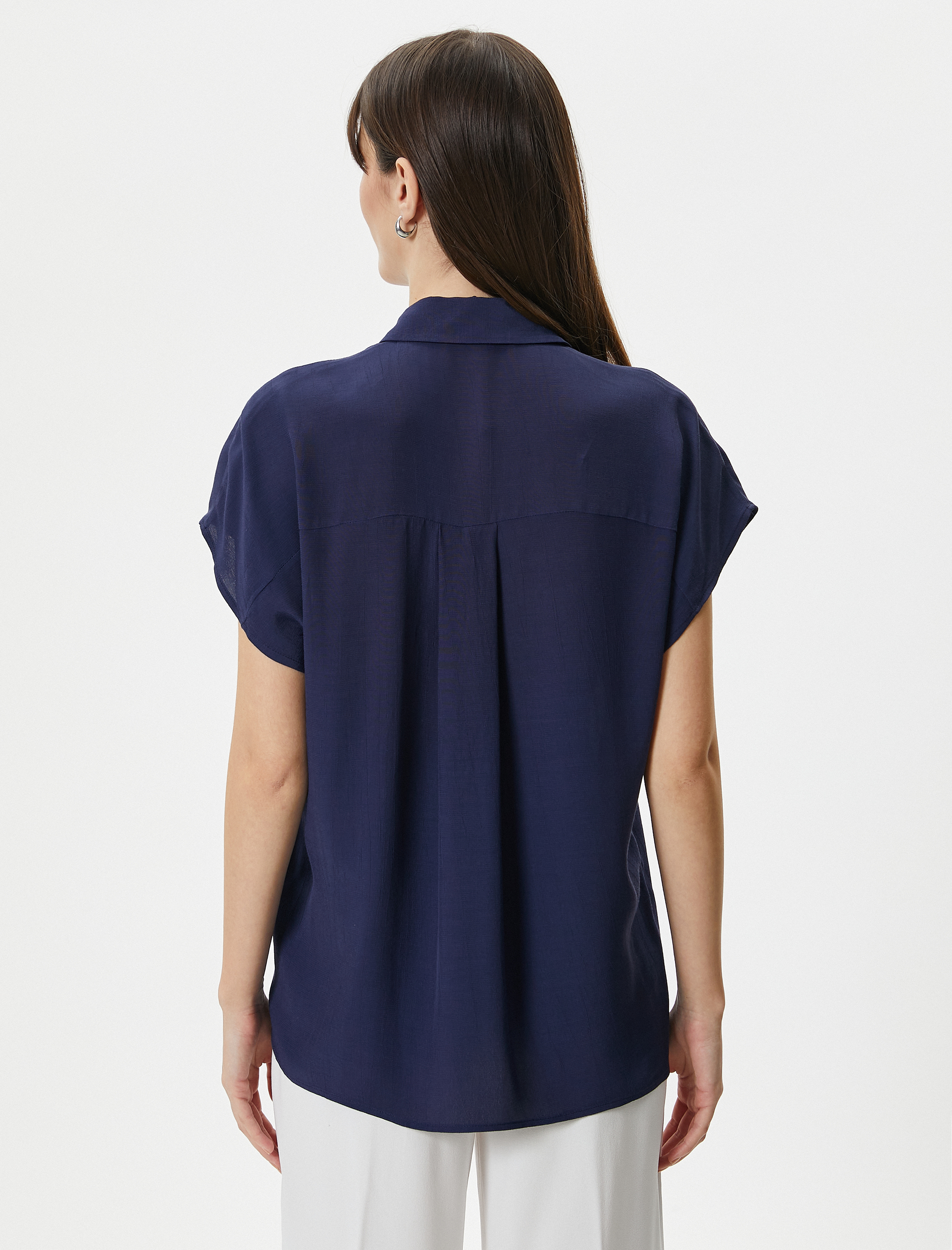   Kısa Kollu Gömlek Düğmeli Regular Fit