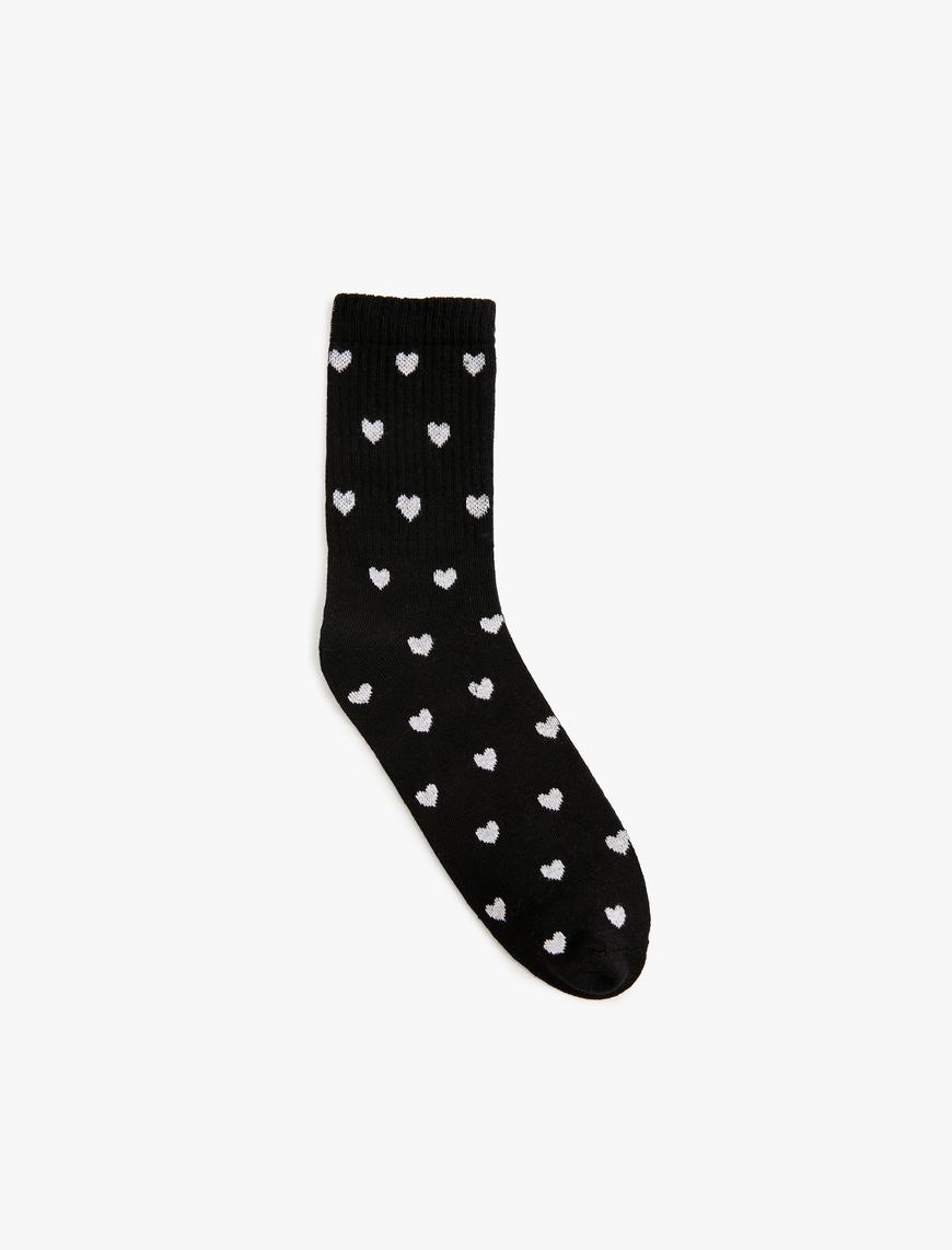  Kadın Kalpli Soket Çorap