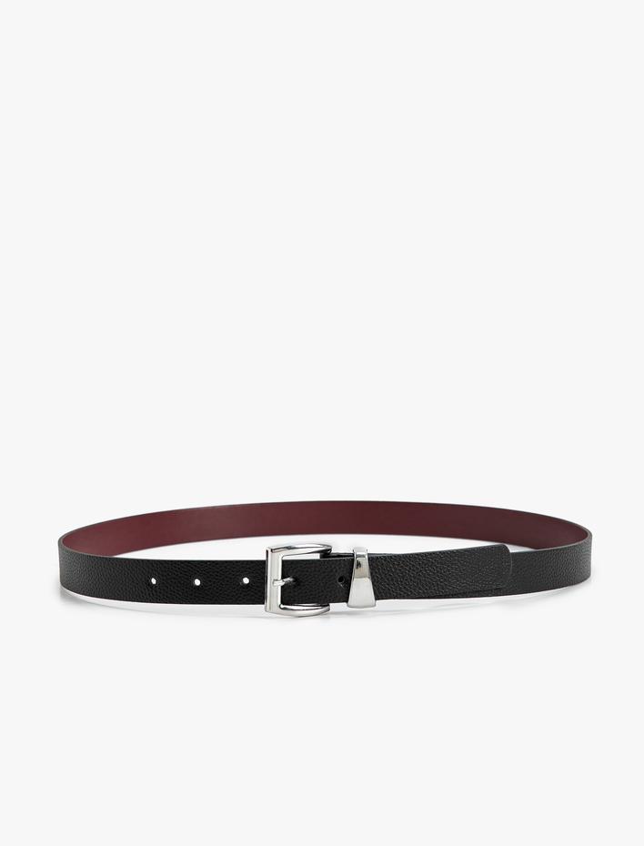 Kadın Metal Buckle Detail Belt