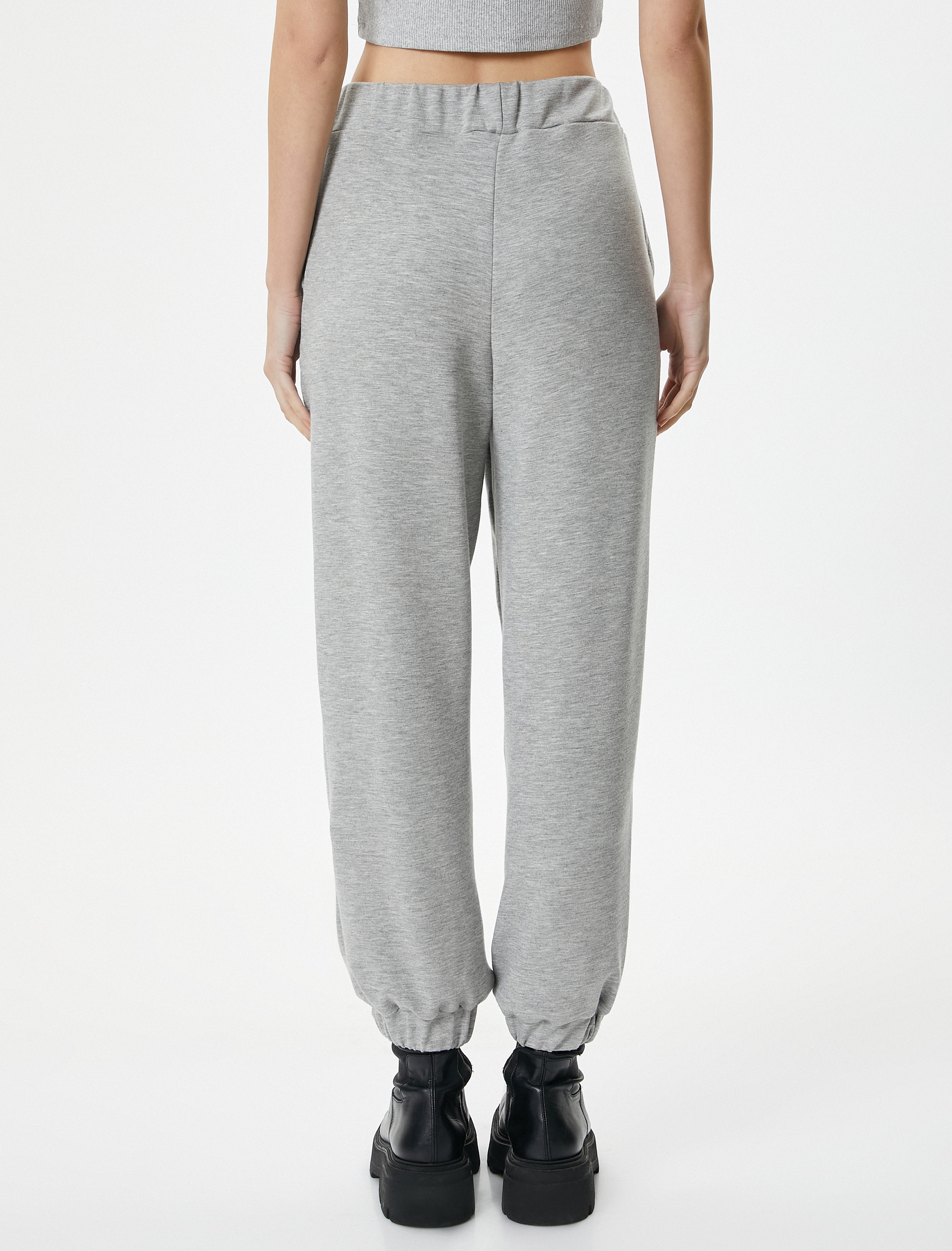   Jogger Eşofman Altı Beli Lastikli Cep Detaylı