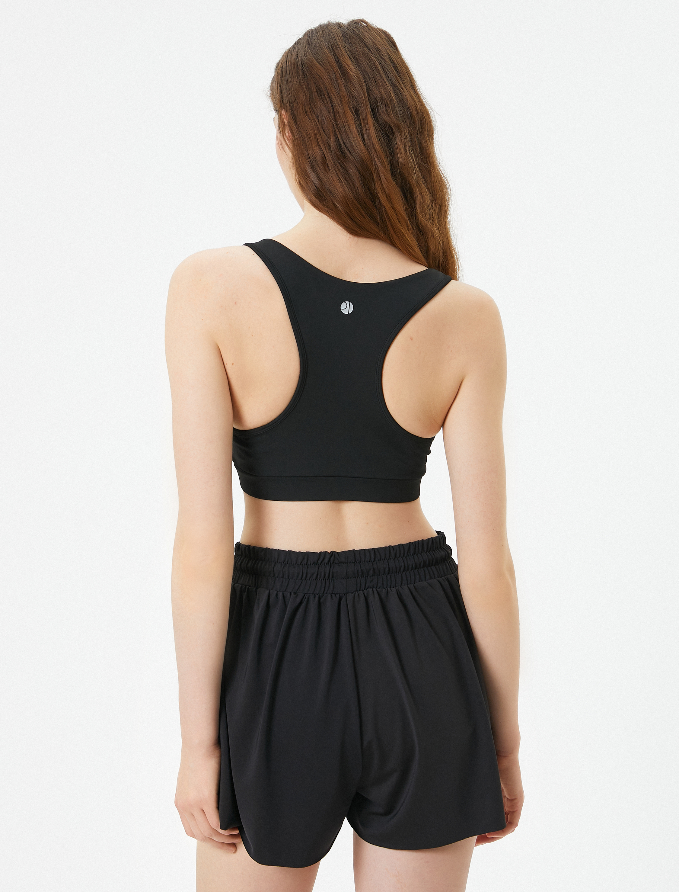   Sporcu Sütyeni Pencere Detaylı U Yaka Slim Fit