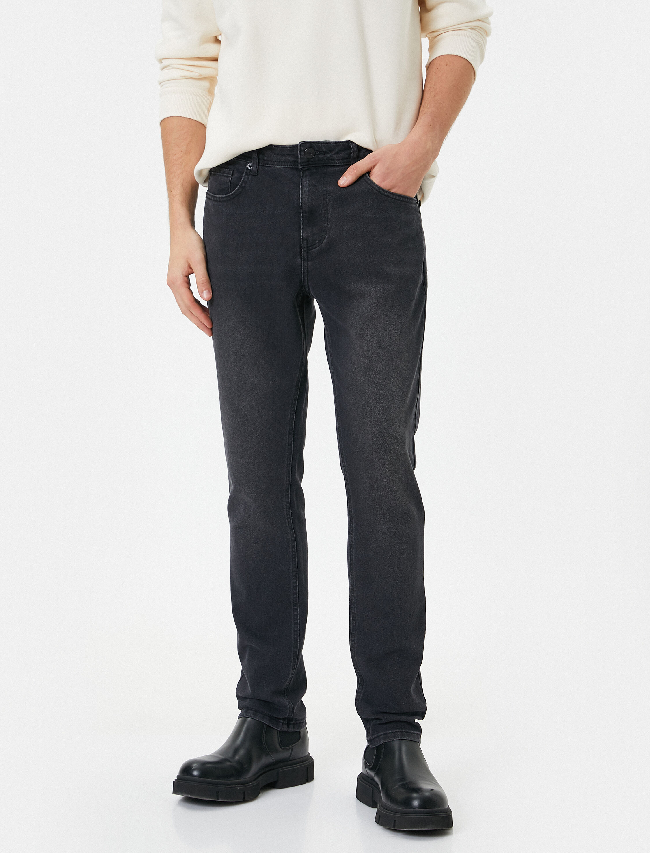  Slim Fit Kot Pantolon - Brad Jean