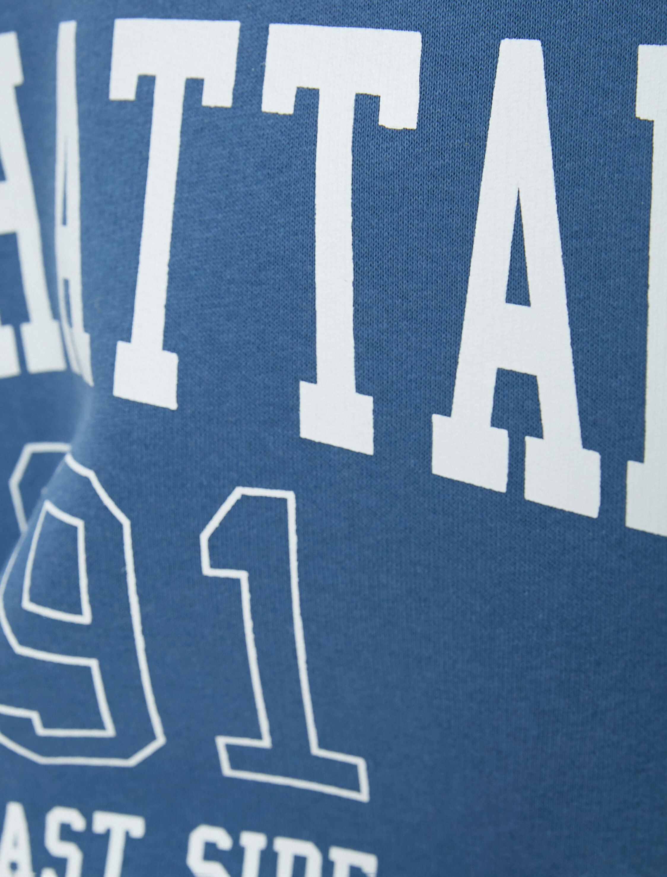   Şardonlu Oversize Polo Yaka Sweatshirt Kolej Temalı Baskılı Uzun Kollu