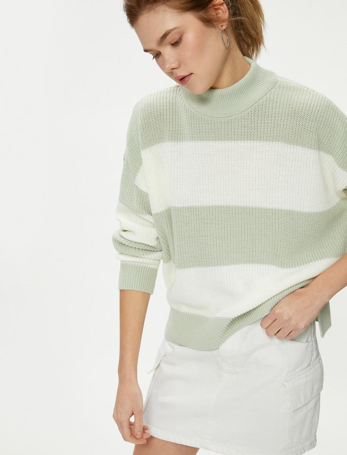  Triko Kazak Dik Yaka Uzun Kollu