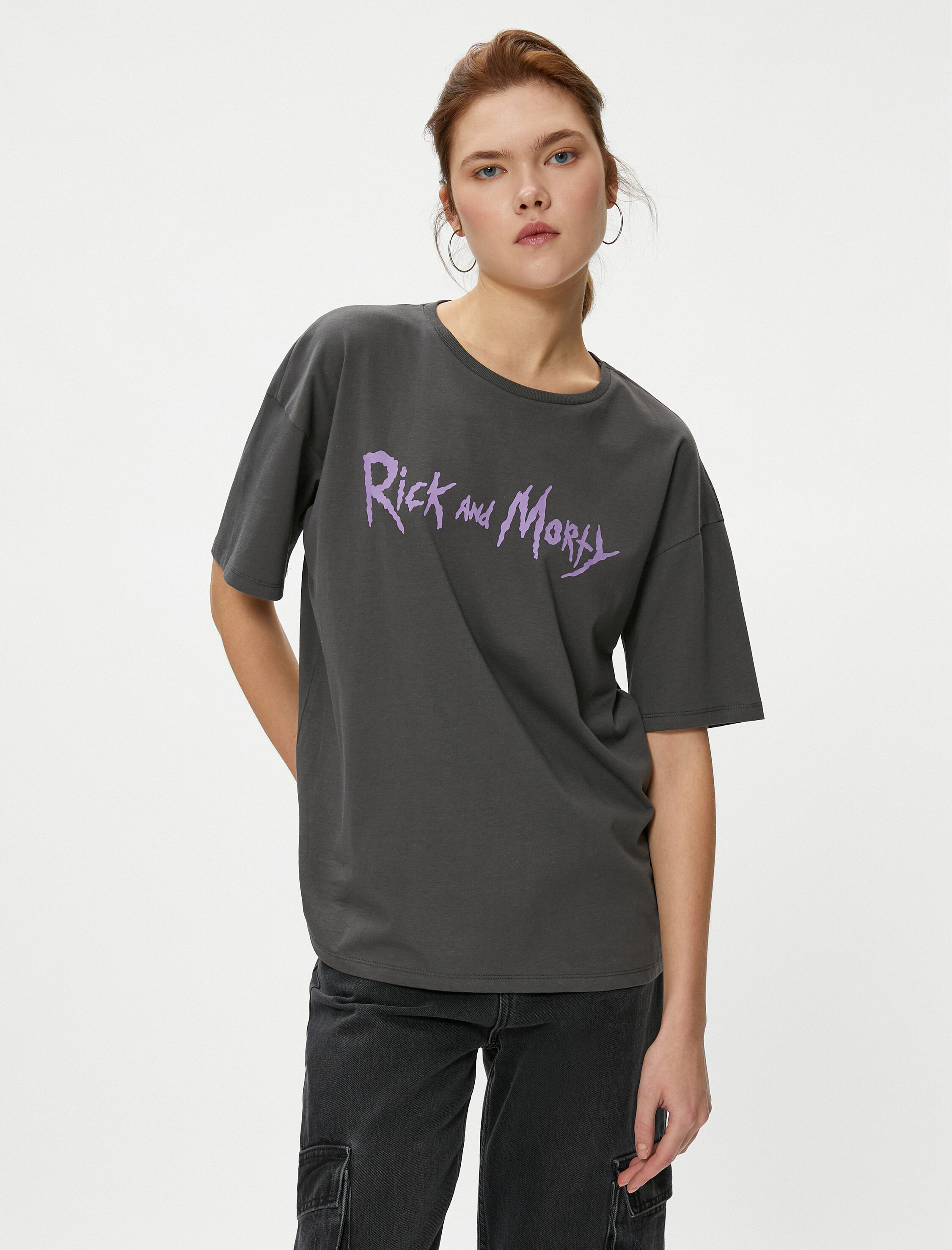   Rick ve Morty Tişört Lisanslı Pamuklu