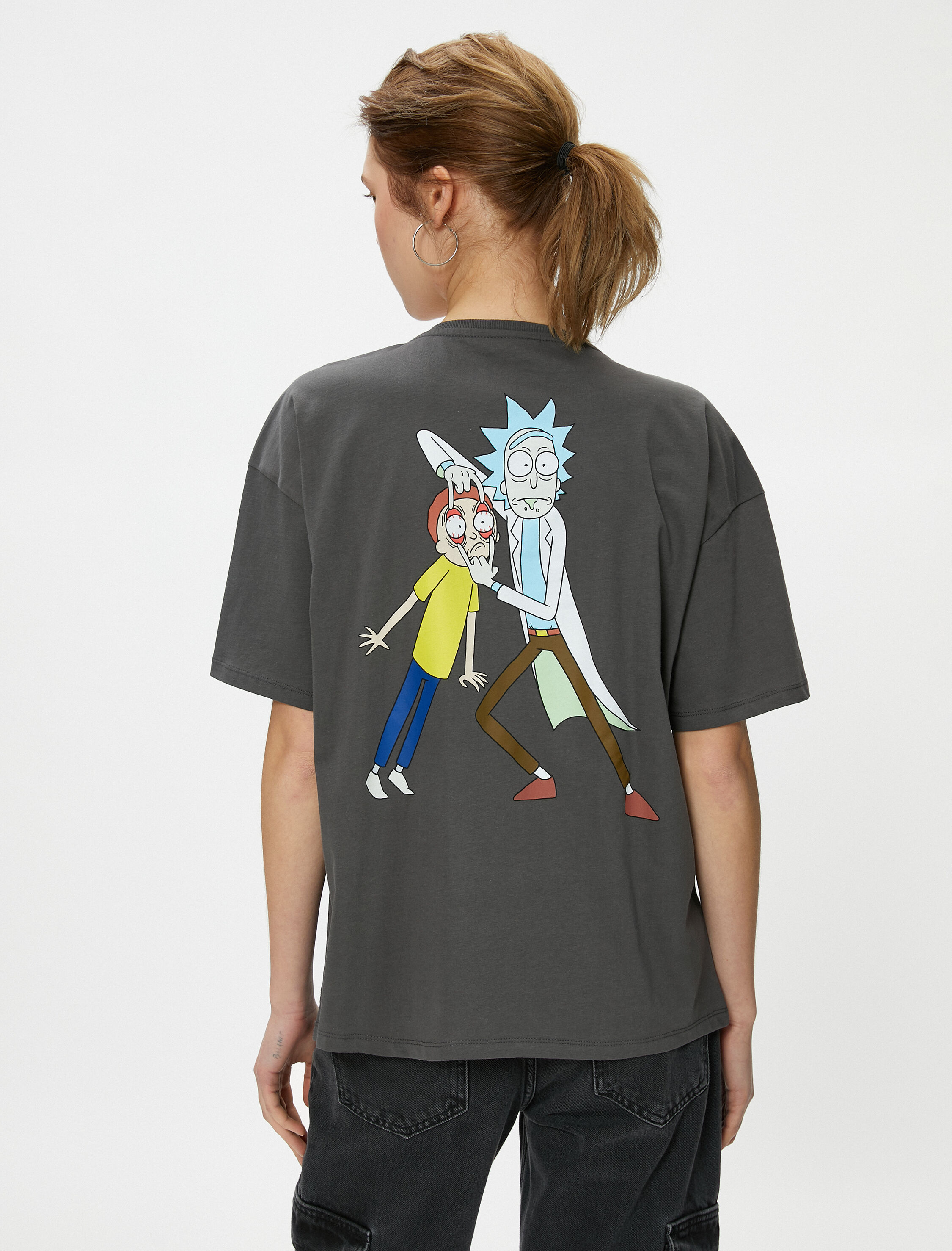   Rick ve Morty Tişört Lisanslı Pamuklu