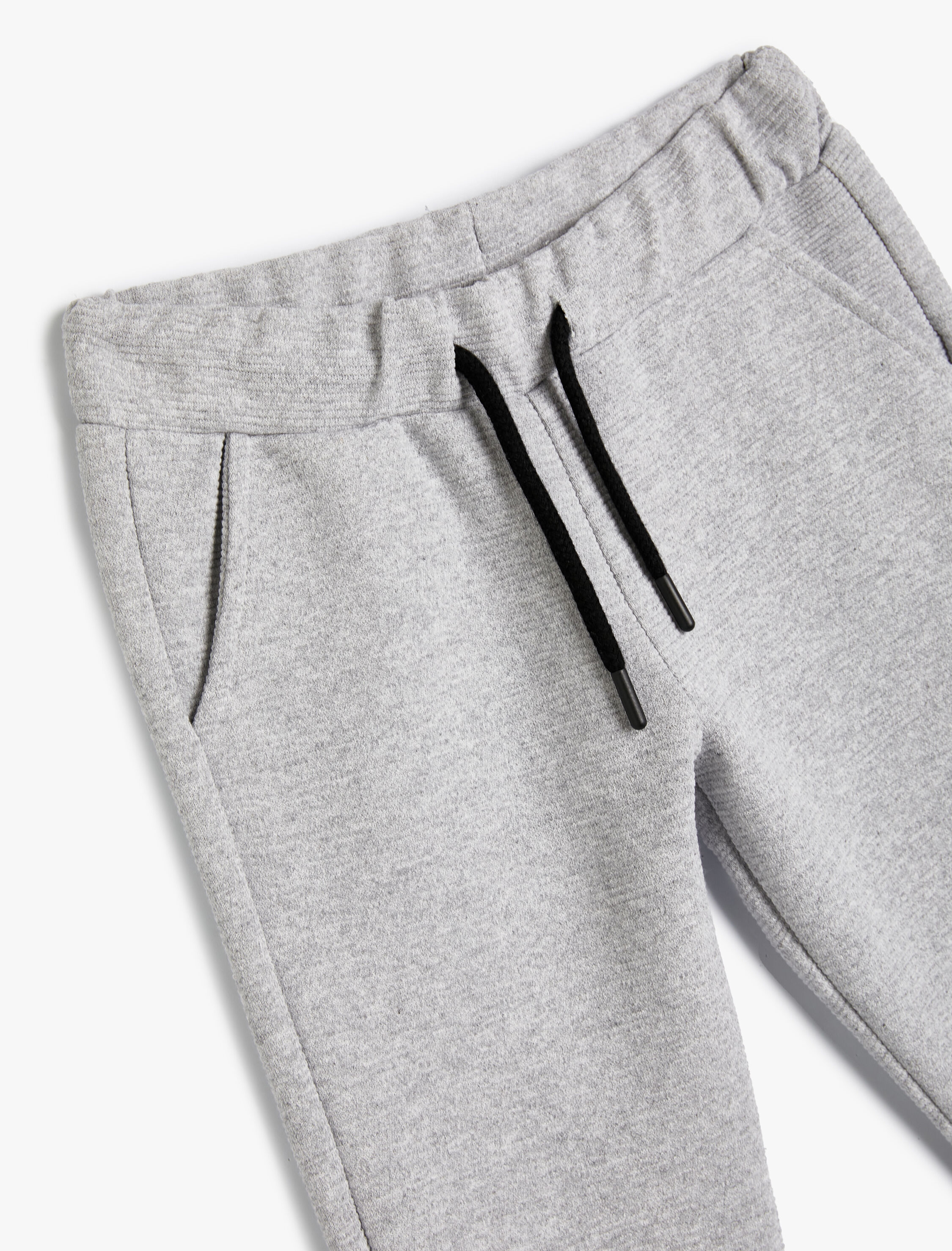  Erkek Çocuk Basic Jogger Eşofman Altı Beli Bağlamalı Cepli