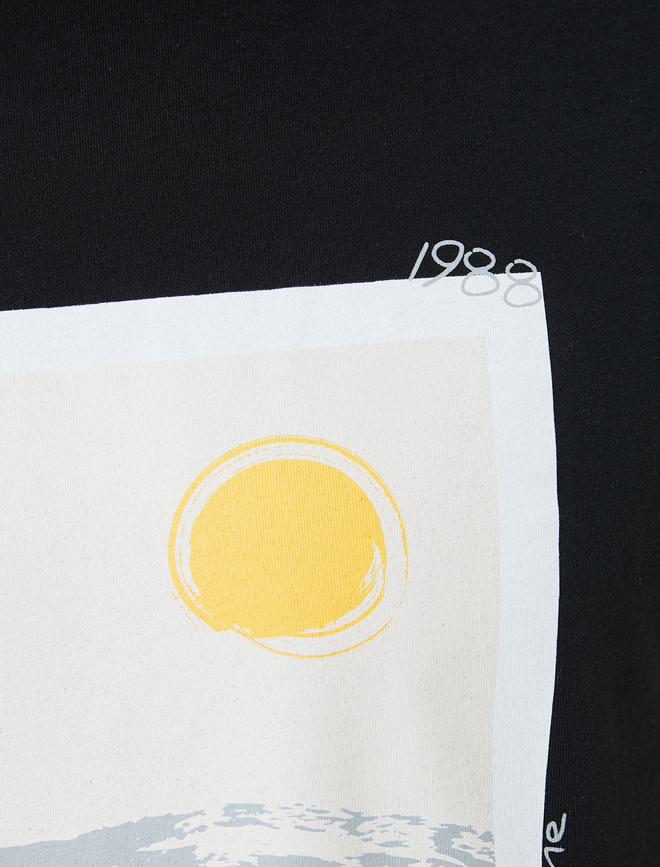   Baskılı Tişört Slim Fit Sloganlı Bisiklet Yaka Kısa Kollu