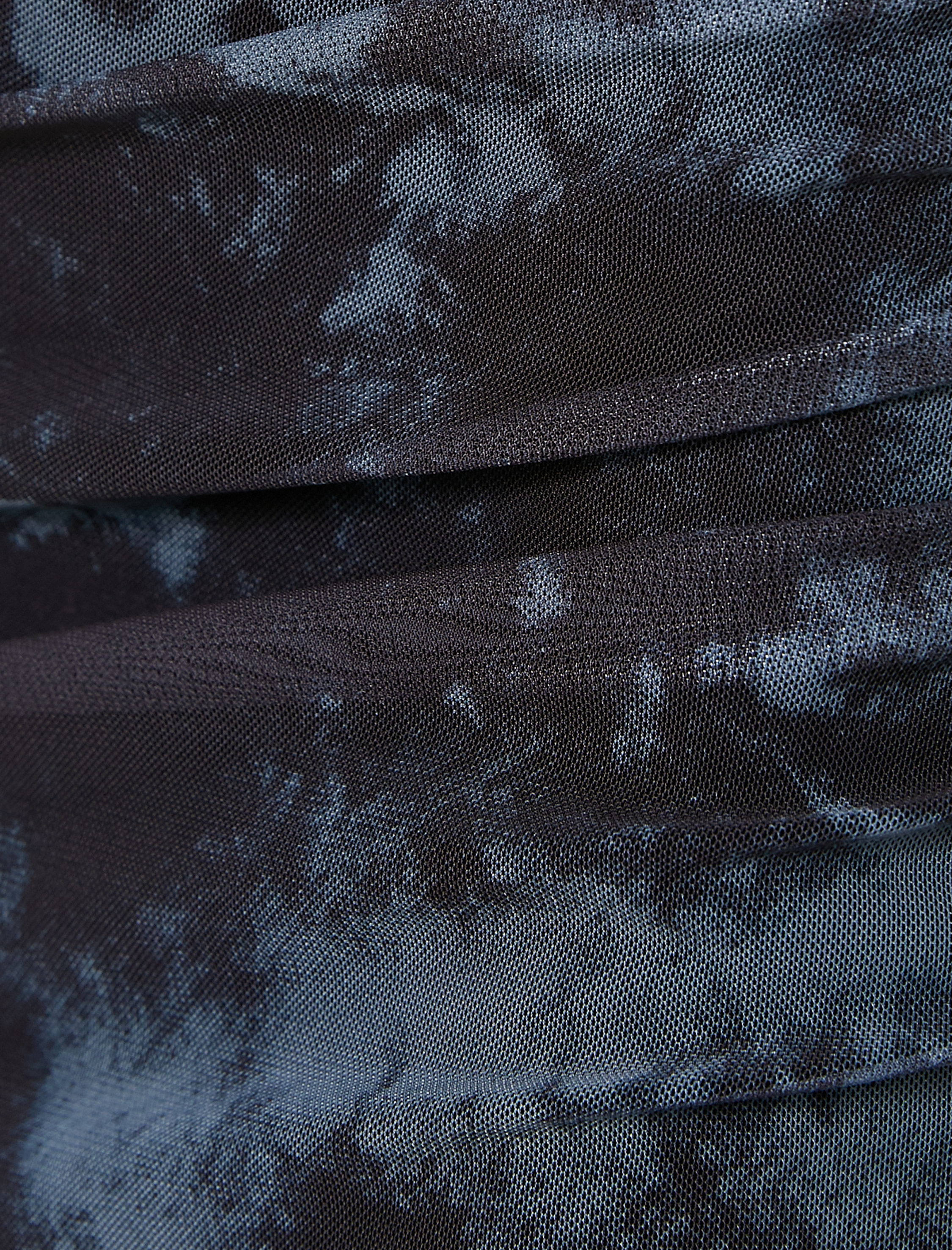   Batik Desenli Transparan Uzun Etek