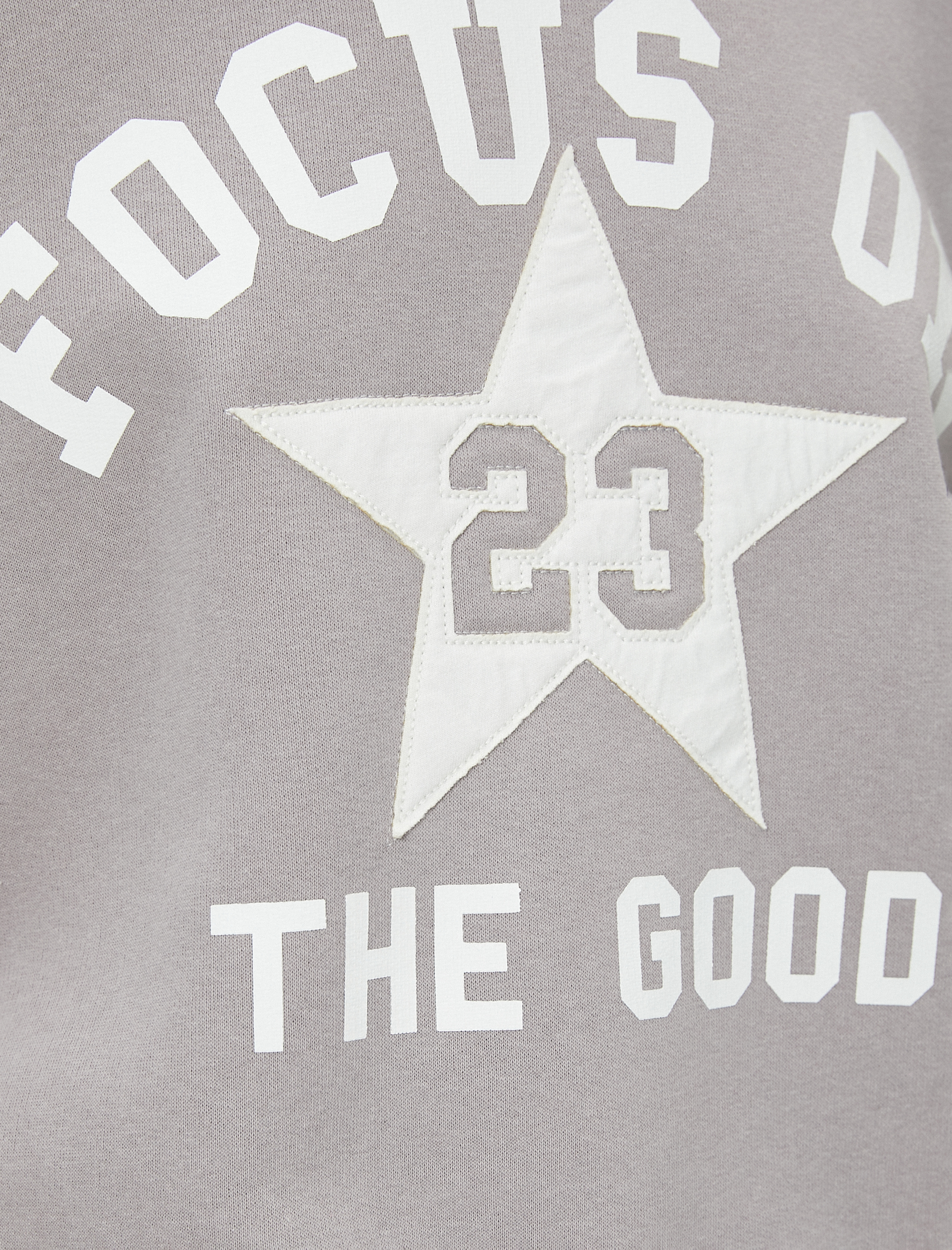   Şardonlu Sweatshirt Baskılı Bisiklet Yaka Uzun Kollu