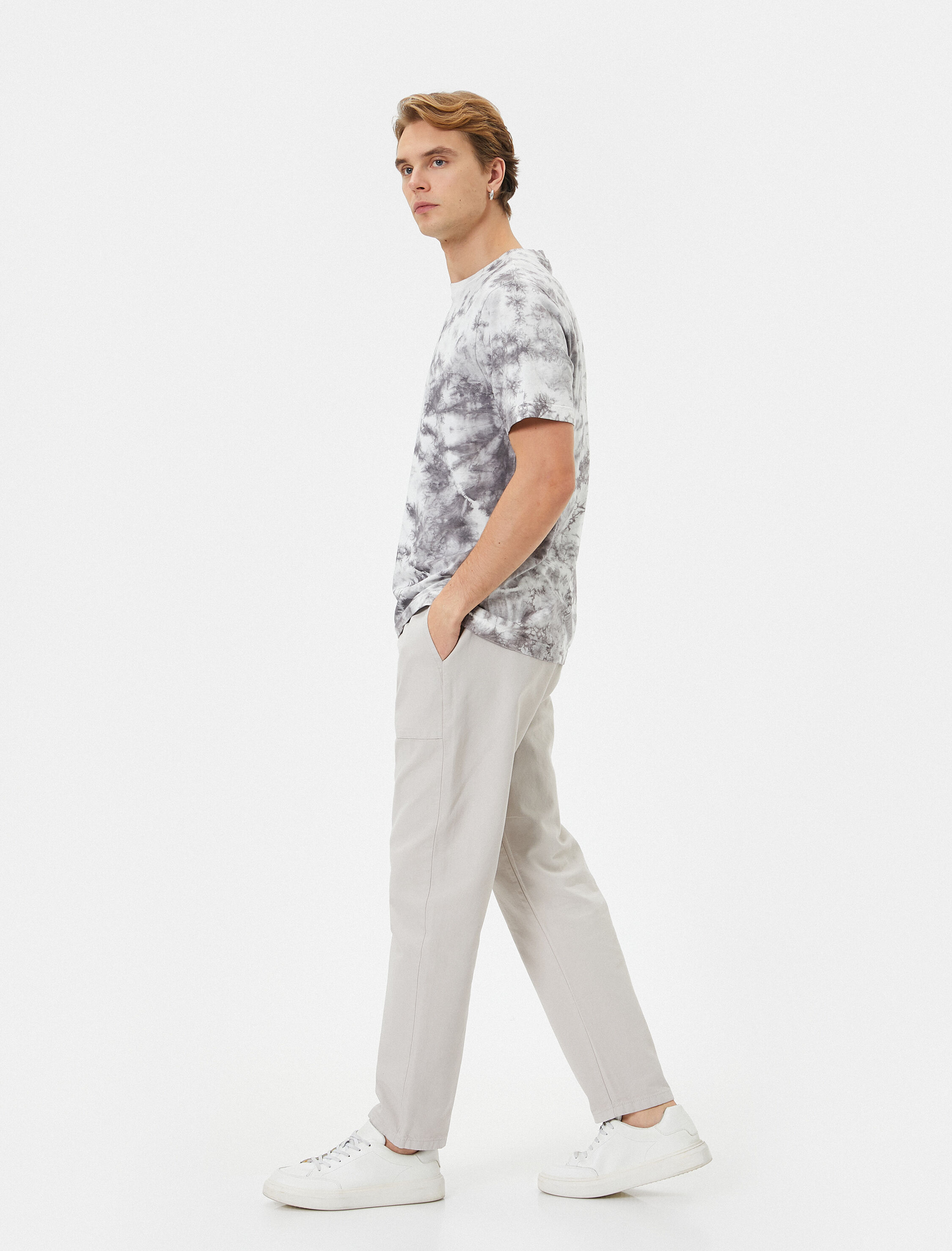   Bol Pantolon Beli Bağcıklı Cep Detaylı