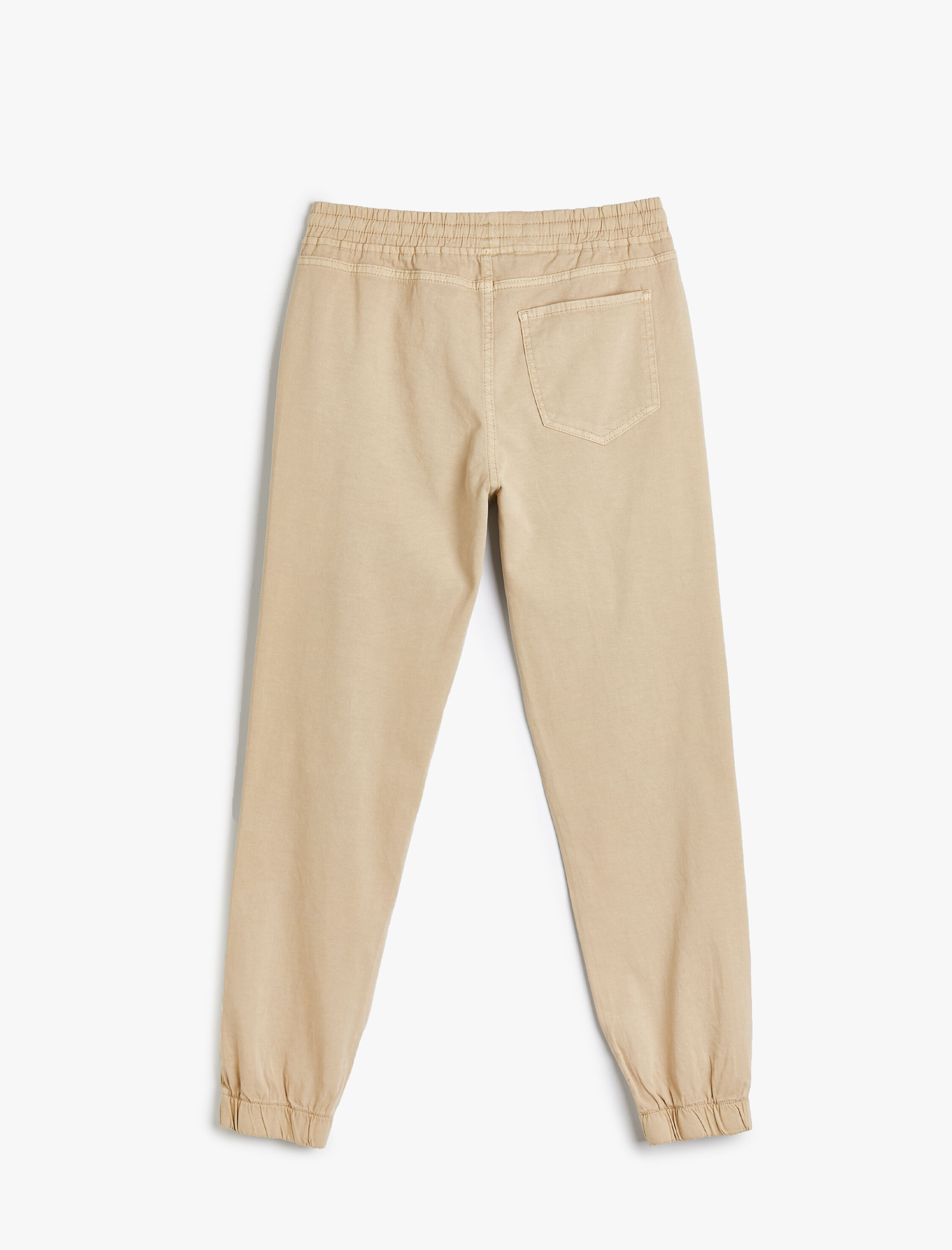 Jogger Pantolon Beli Bağcıklı Slim Fit Cep Detaylı