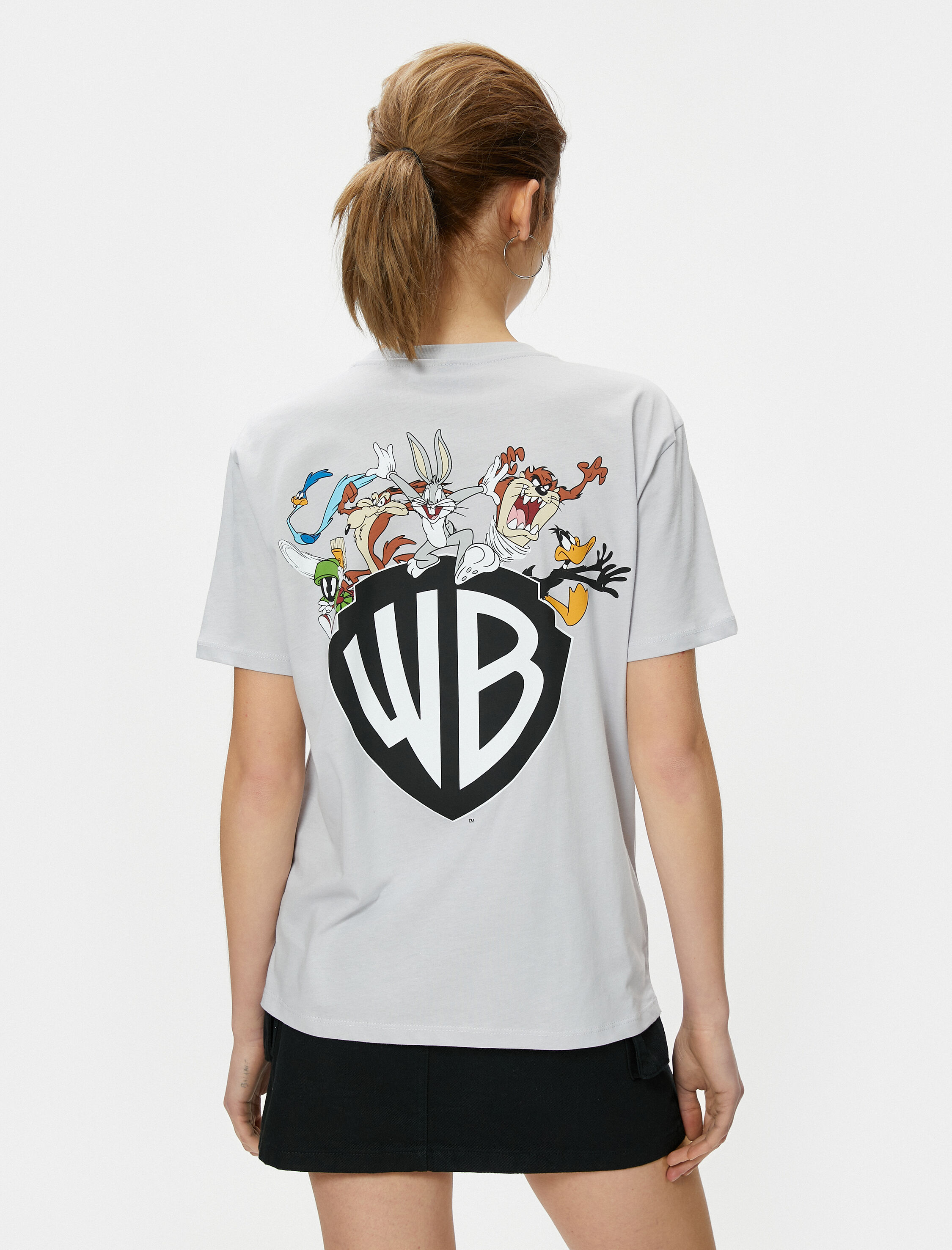   Bugs Bunny Tişört Baskılı Lisanslı Kısa Kollu Pamuklu