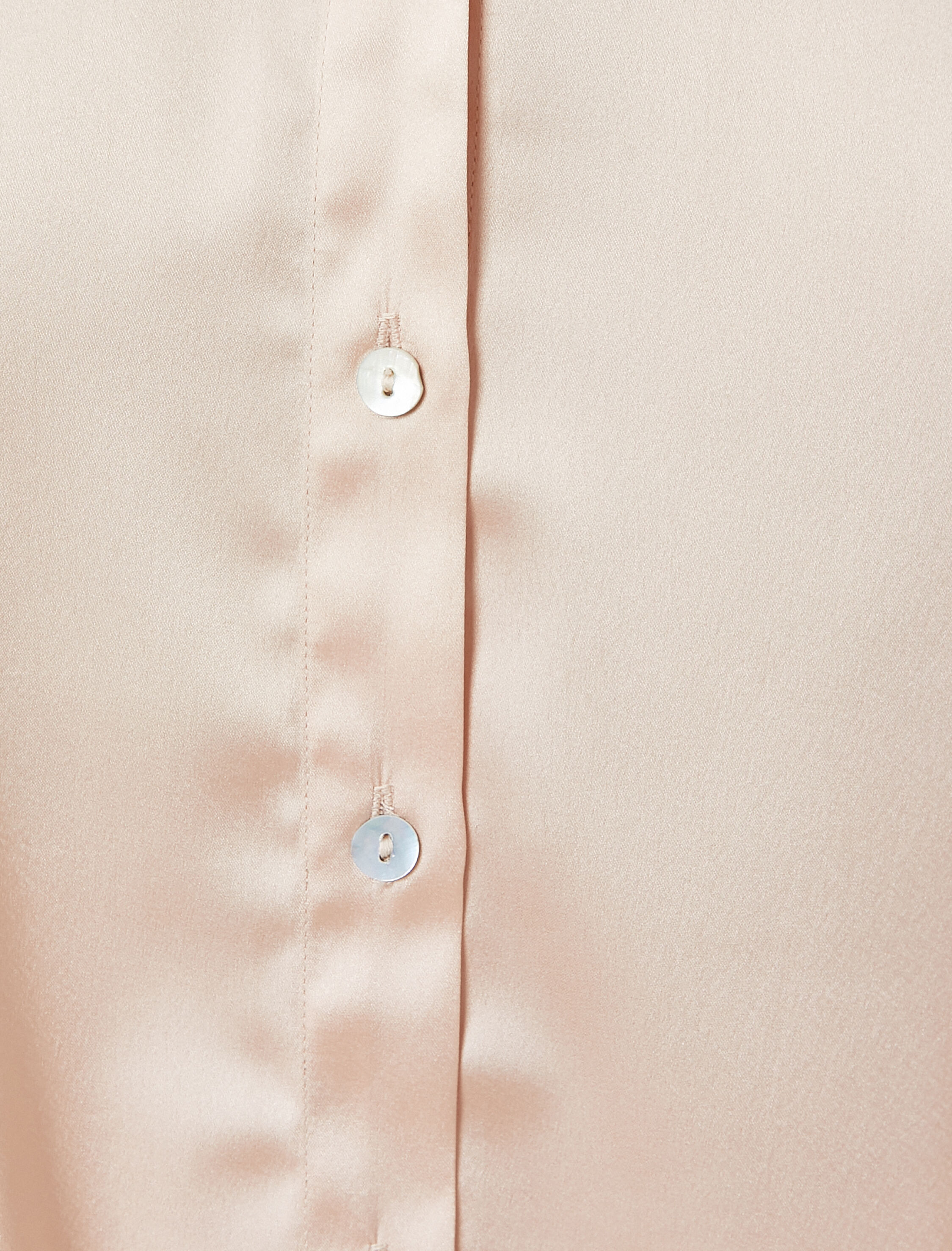   Saten Gömlek Uzun Kollu Düğmeli