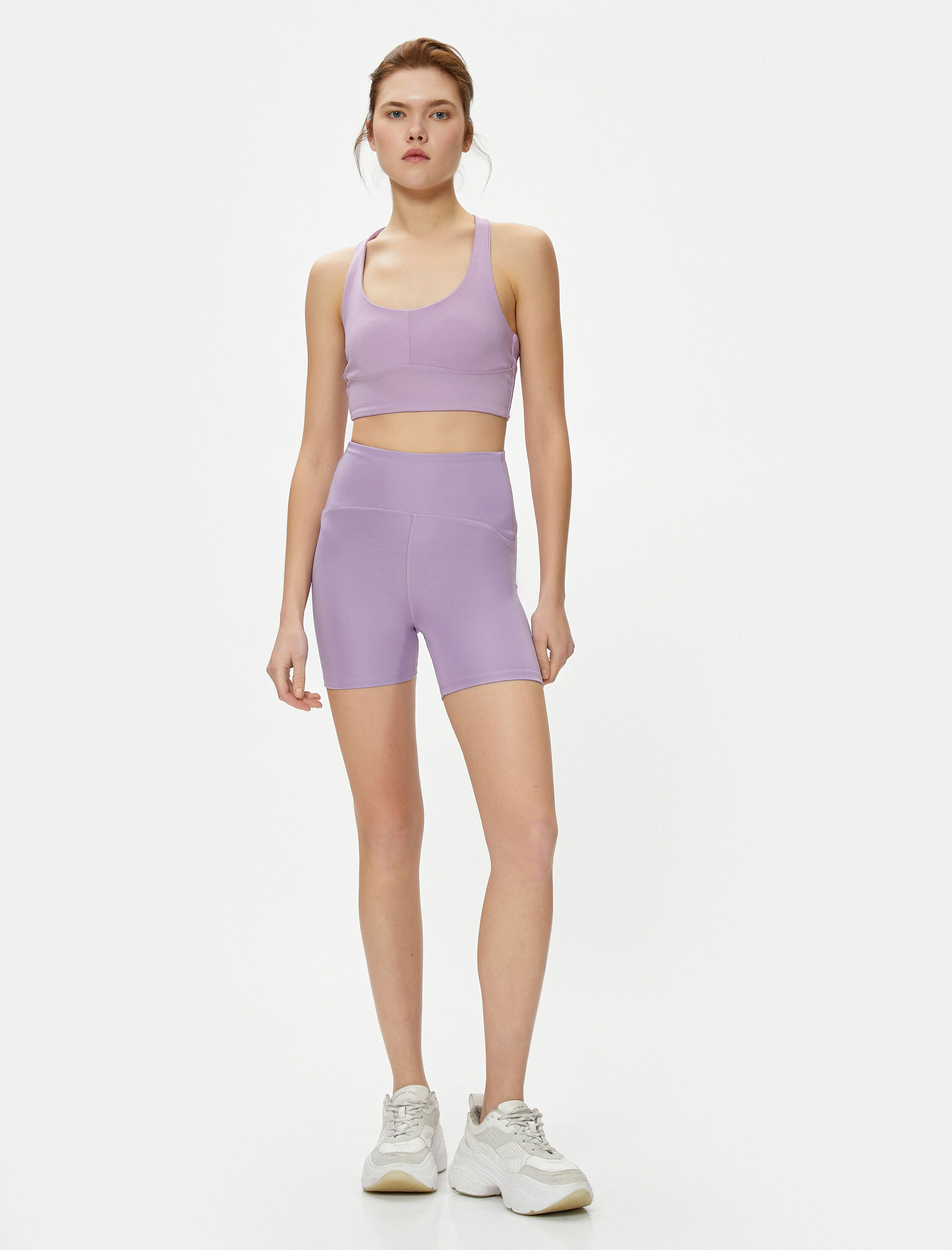   Biker Tayt Spor Dikiş Detaylı Slim Fit