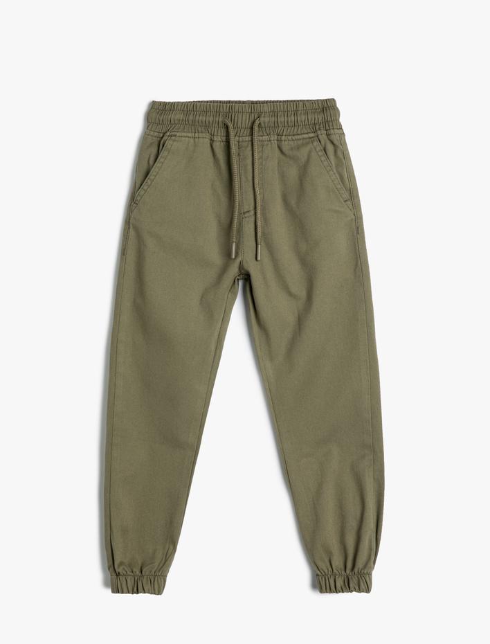 Erkek Çocuk Basic Jogger Pantolon Pamuklu