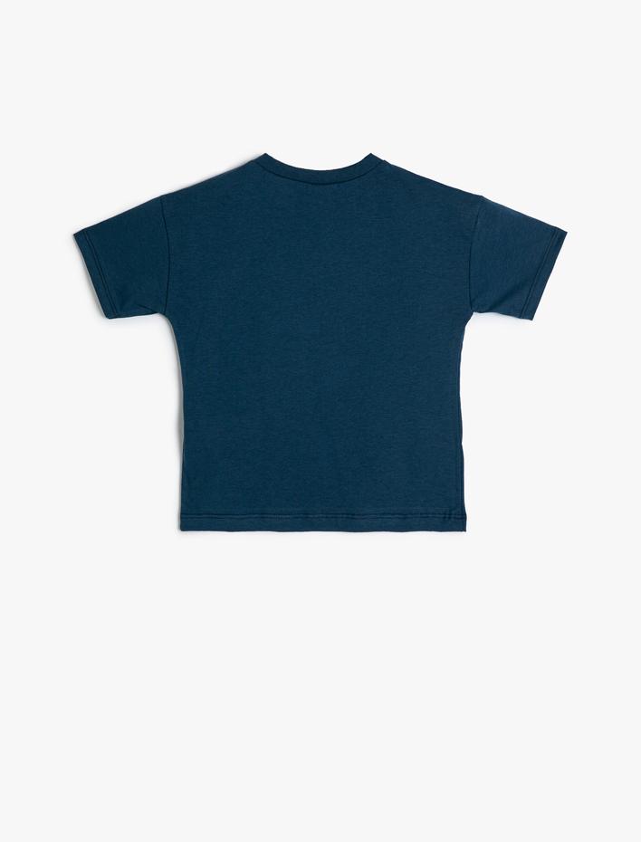 Erkek Bebek Brooklyn Tişört Kısa Kollu Bisiklet Yaka Pamuklu