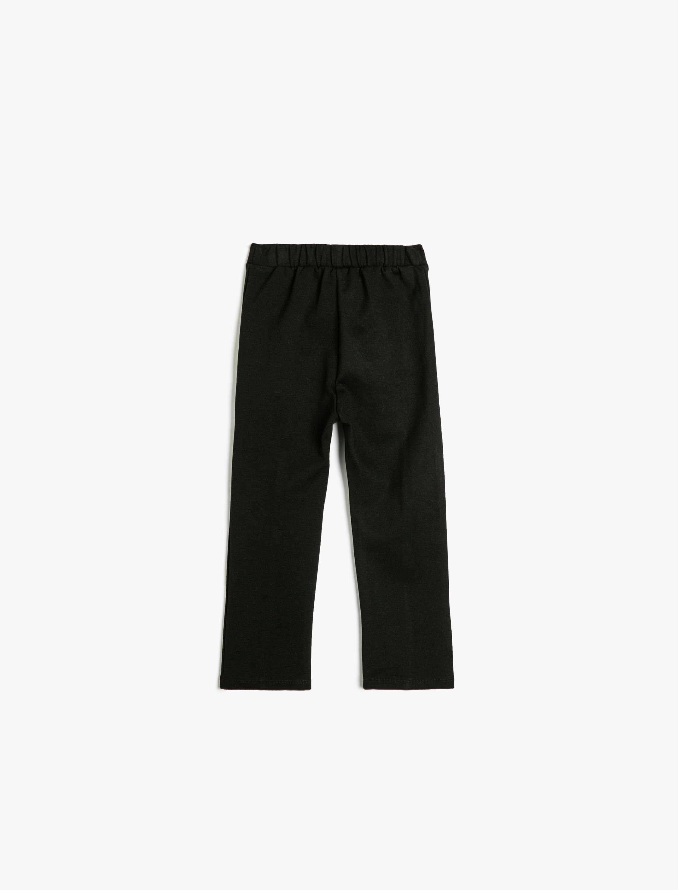  Kız Bebek Tayt Düğme Detaylı Beli Lastikli