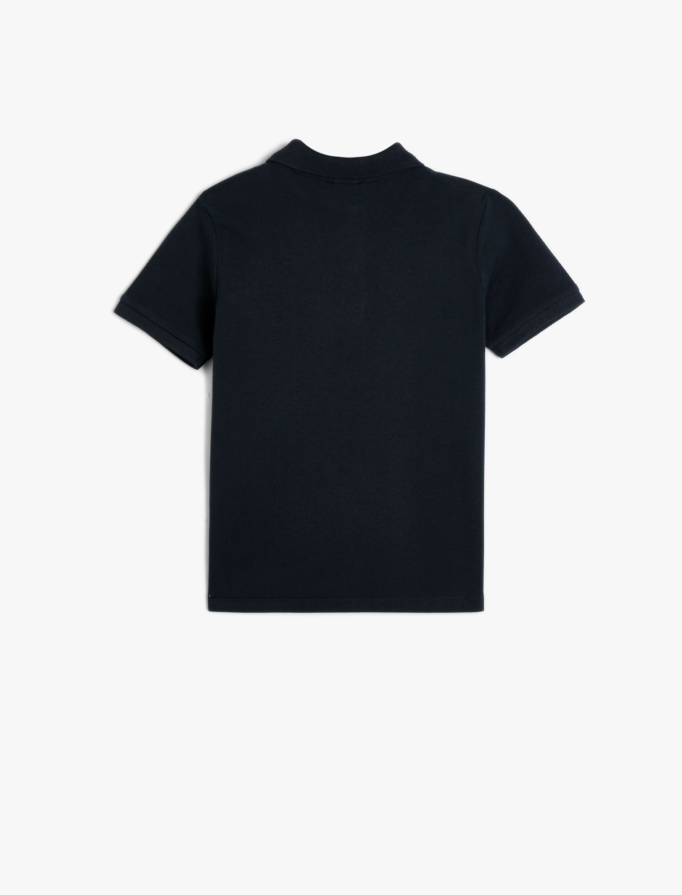  Erkek Çocuk Basic Polo Yaka Tişört Kısa Kollu Pamuklu