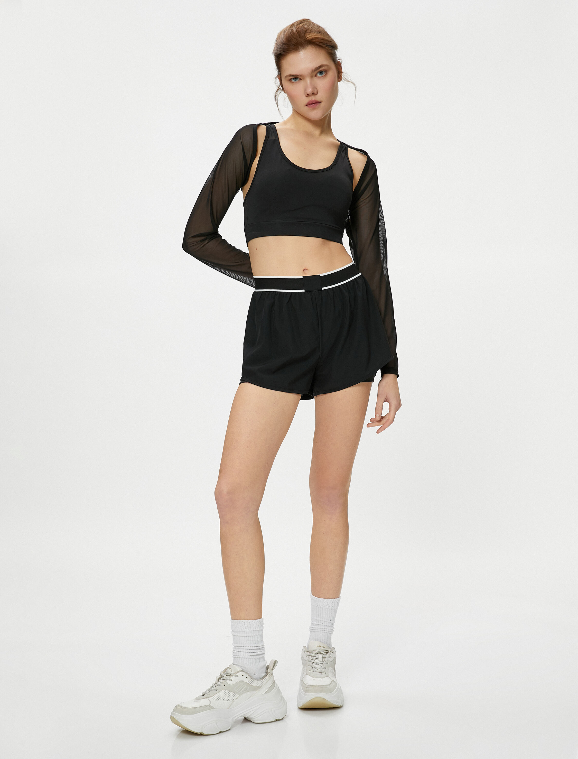   Tül Bolero Uzun Kollu