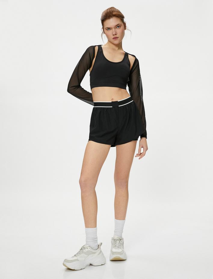  Tül Bolero Uzun Kollu