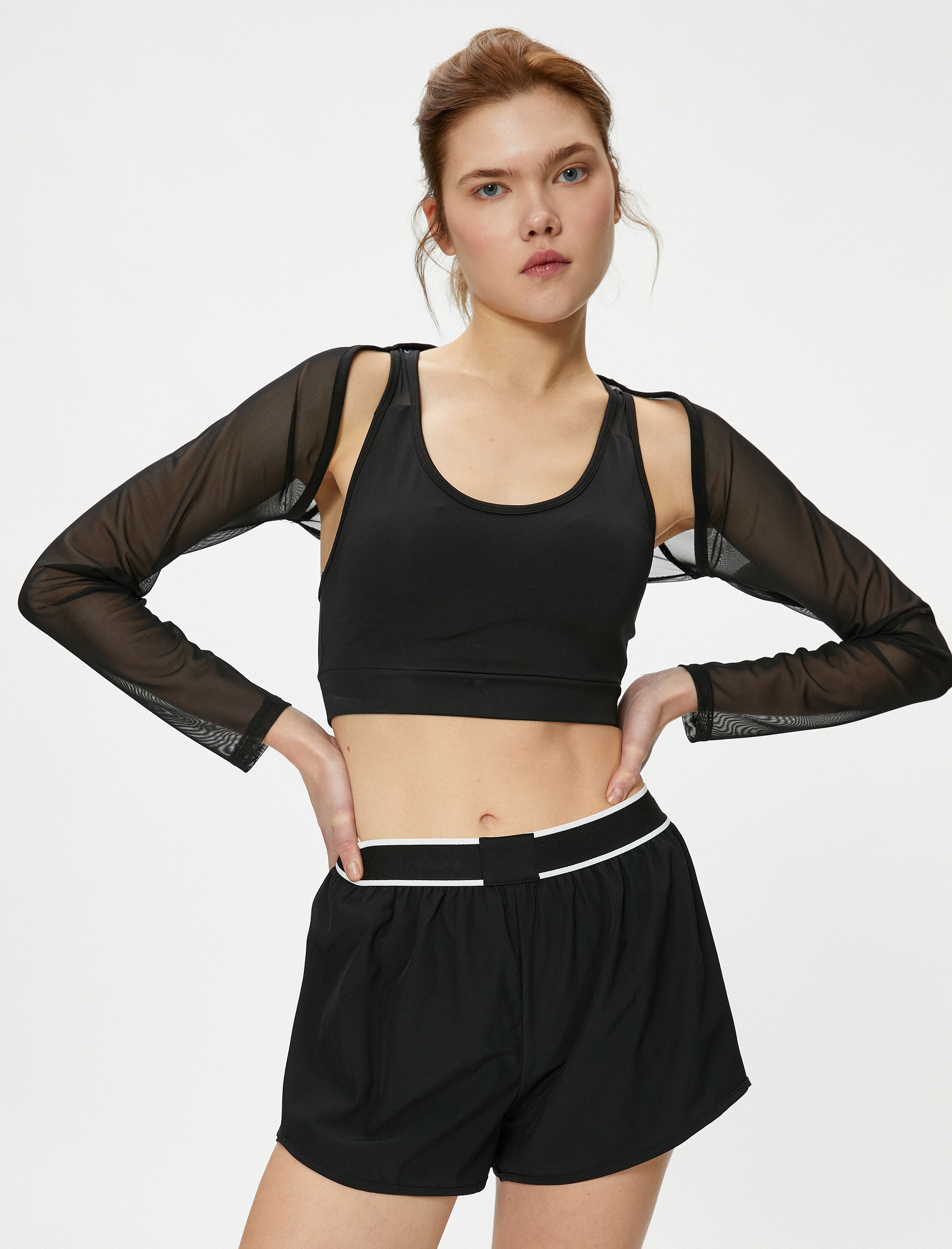   Tül Bolero Uzun Kollu