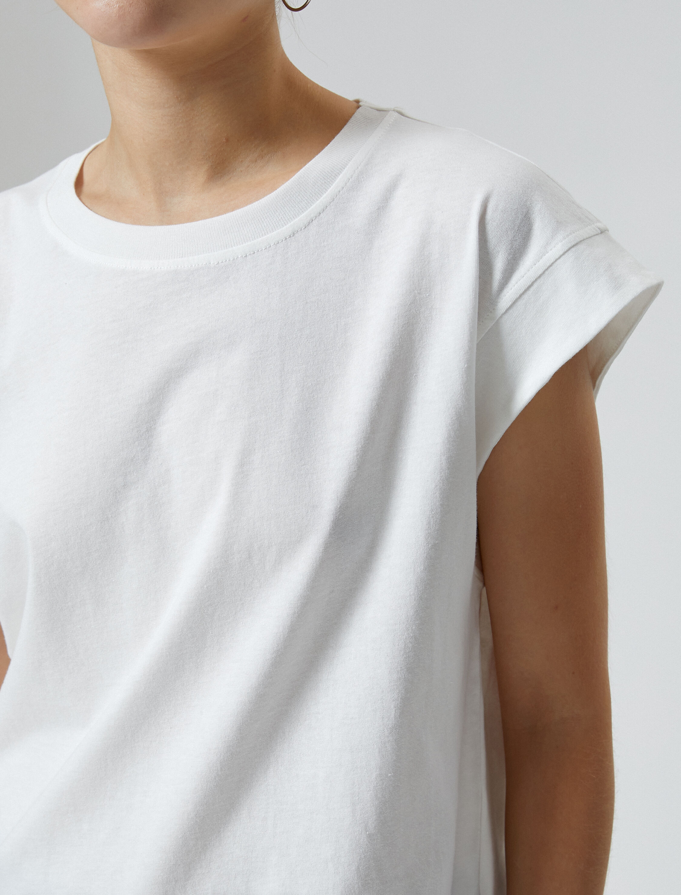   Basic Kolsuz Tişört Bisiklet Yaka Pamuklu