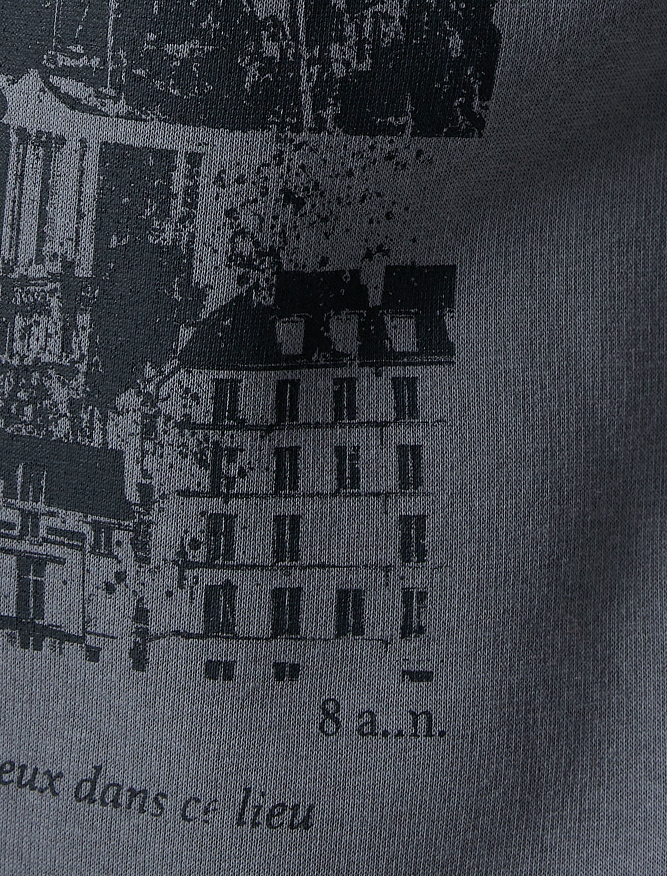   Şardonlu Kapşonlu Sweatshirt Baskılı Uzun Kollu