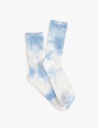 Soket Çorap Batik Görünümlü