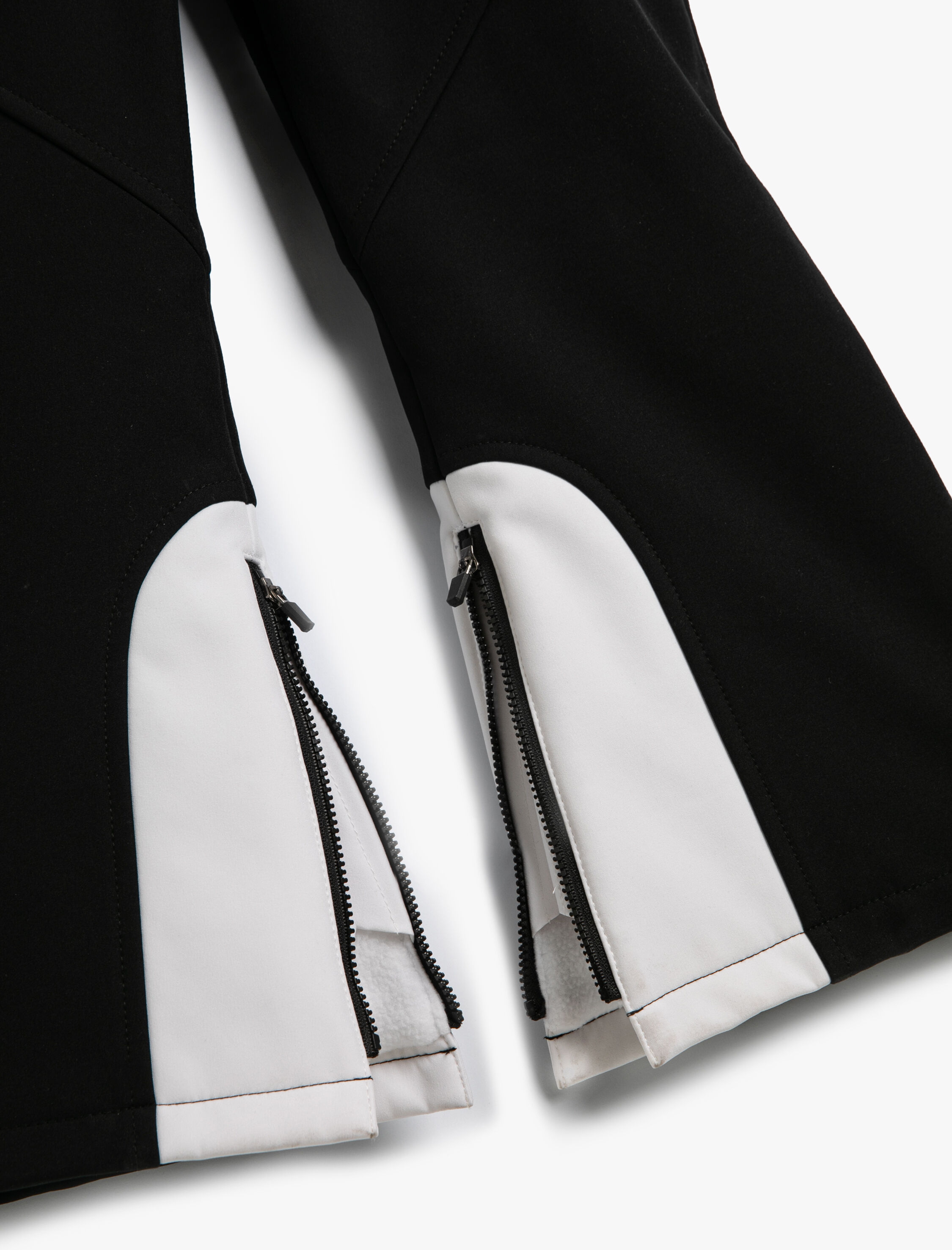  Kız Çocuk Kayak Tulumu Renk Bloklu Fermuarlı