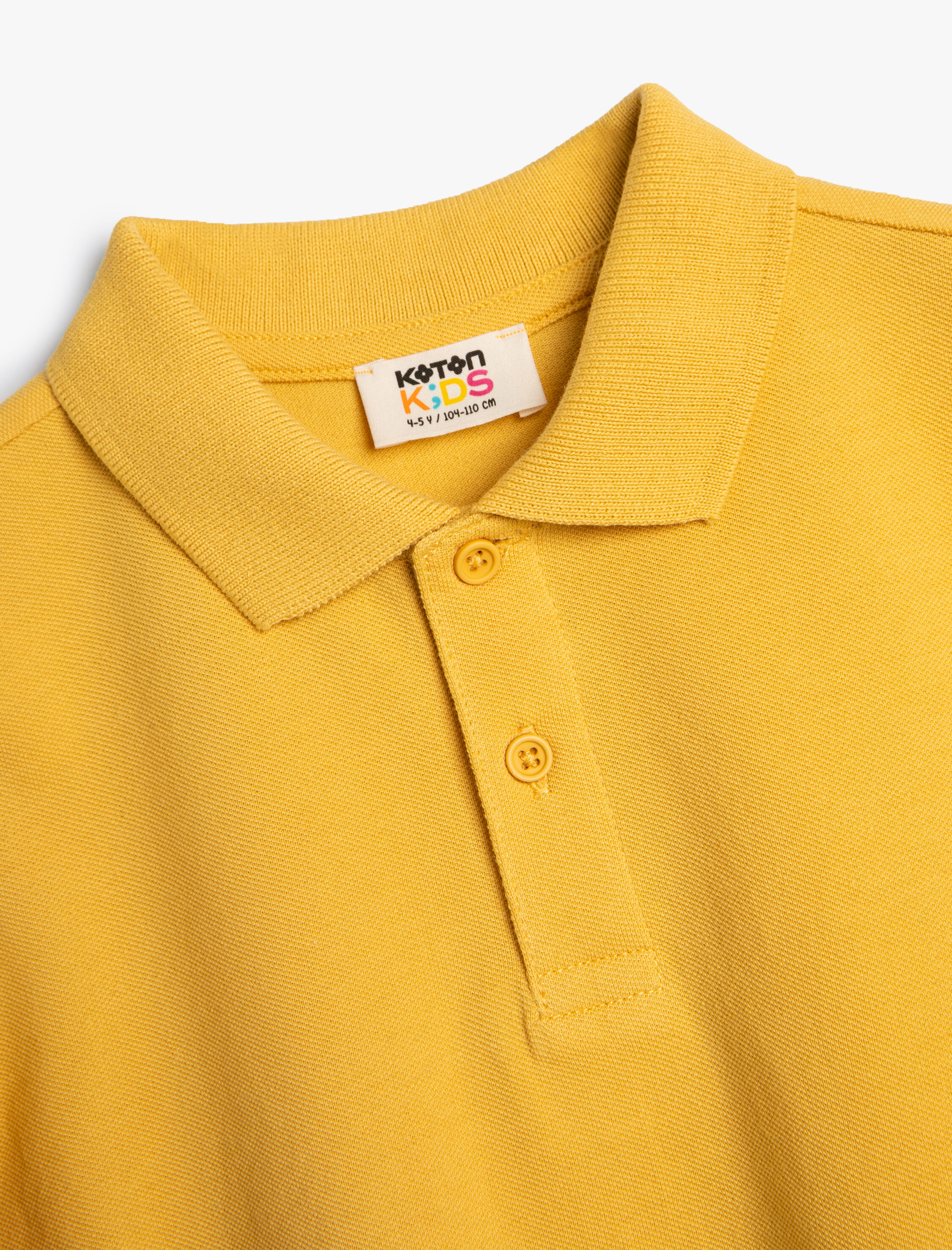  Erkek Çocuk Basic Polo Yaka Tişört Kısa Kollu Pamuklu