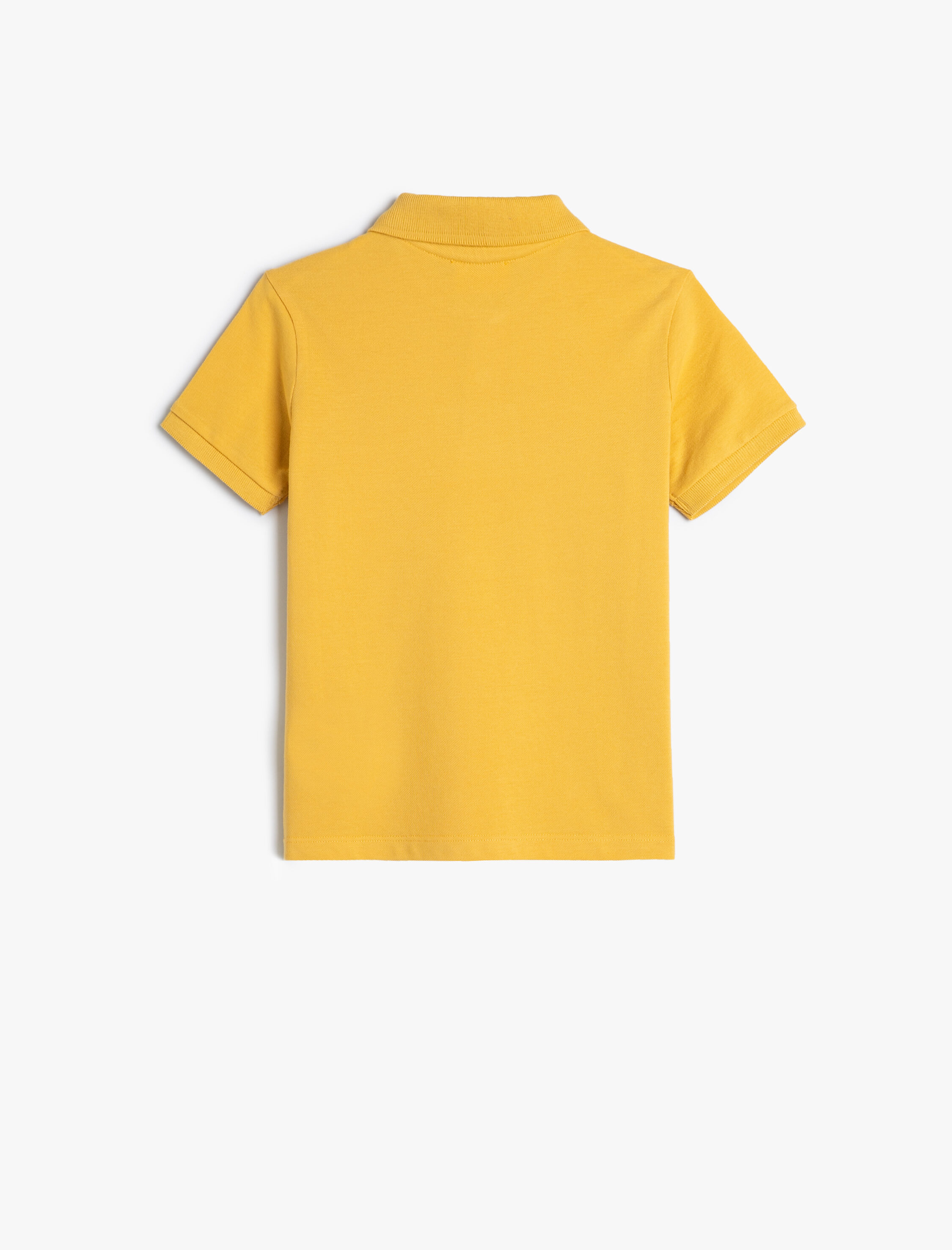  Erkek Çocuk Basic Polo Yaka Tişört Kısa Kollu Pamuklu