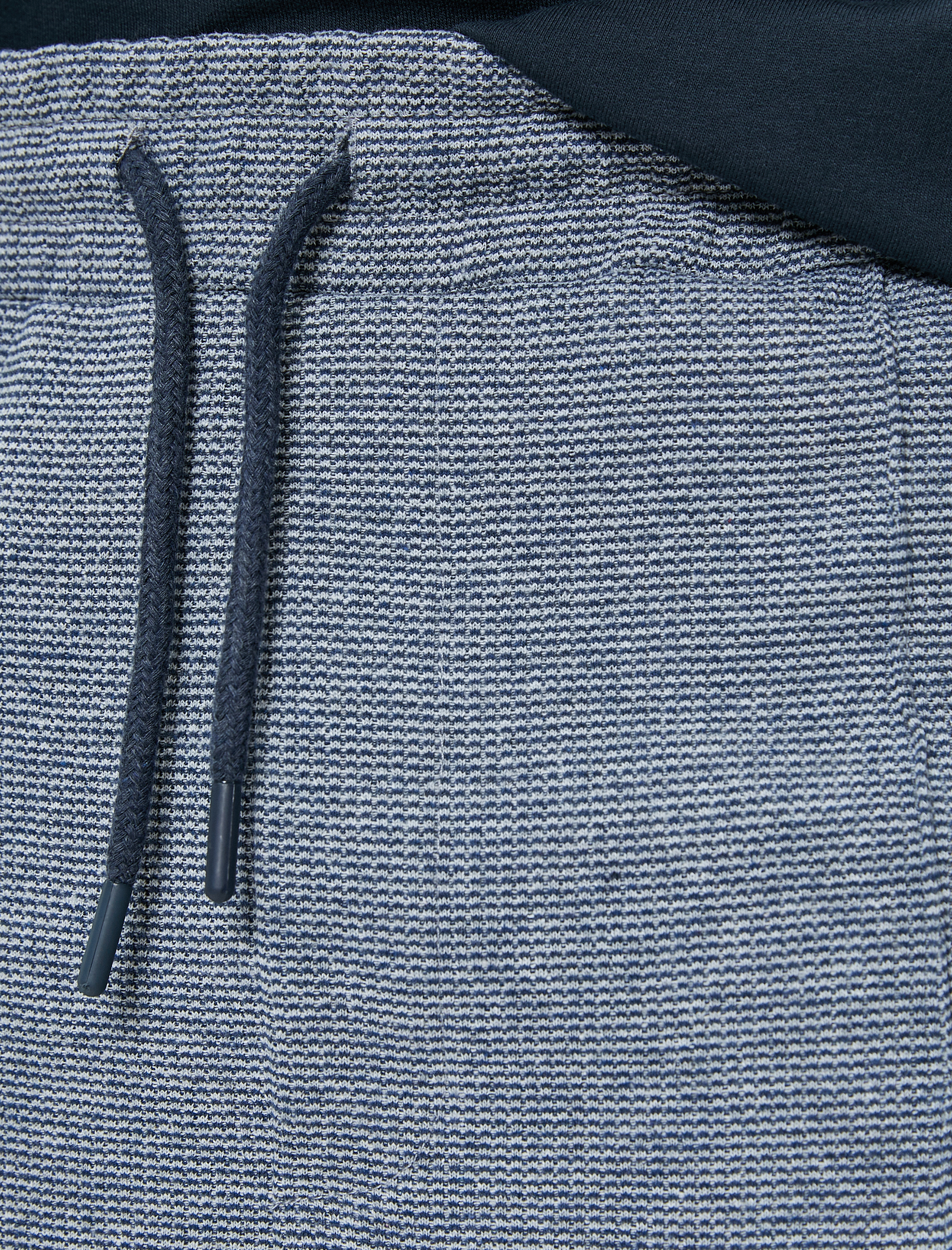   Bermuda Şort Beli Bağcıklı Nervürlü Cepli