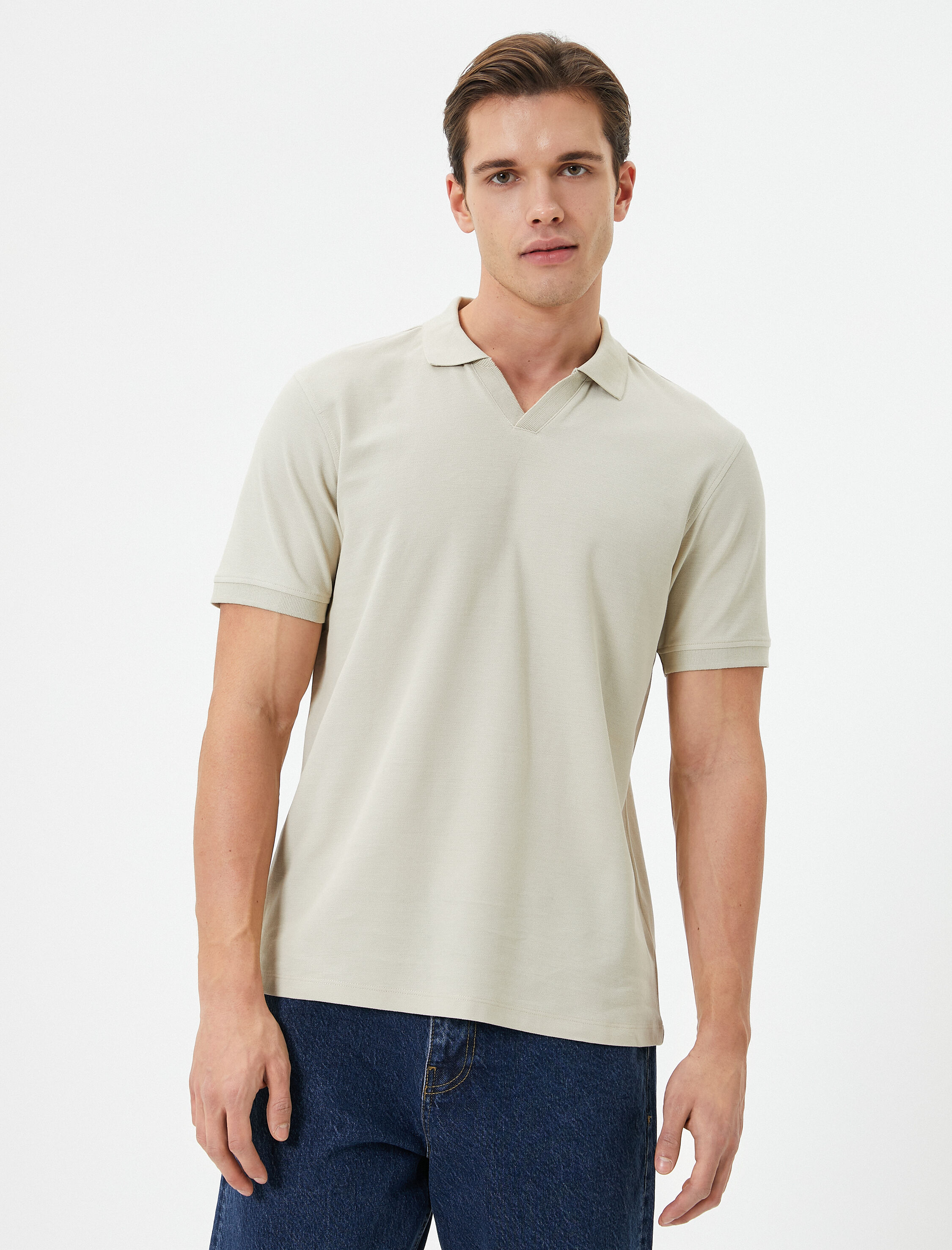   Polo Yaka Tişört Kısa Kollu