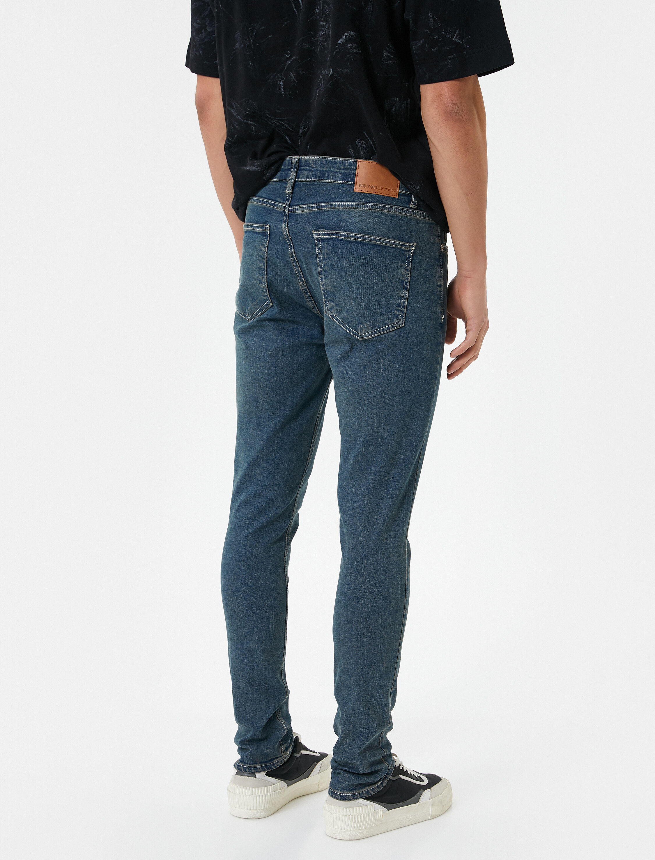   Super Skinny Fit Yırtık Kot Pantolon - Justin Jean