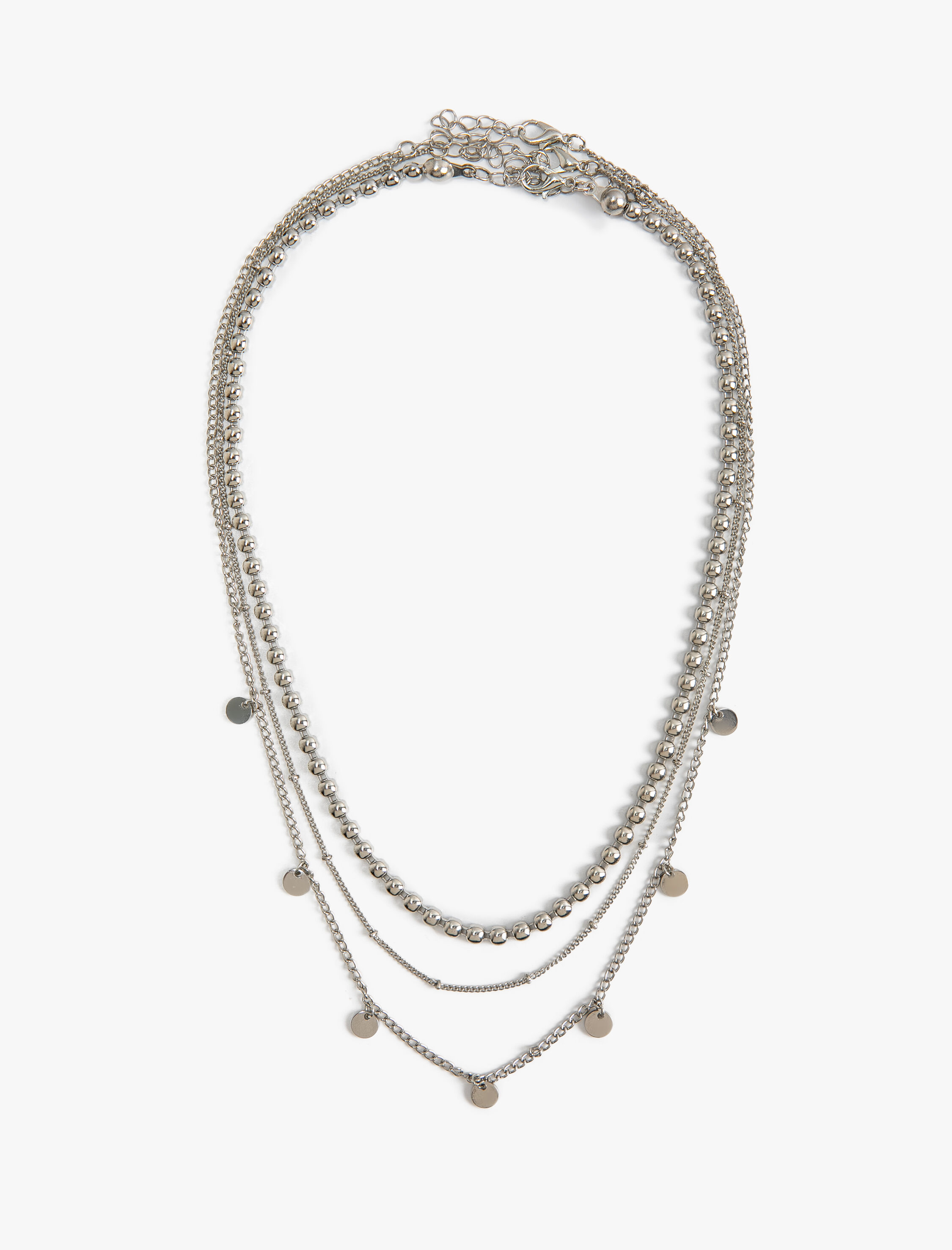  Kadın Zincir Kolye Katlı