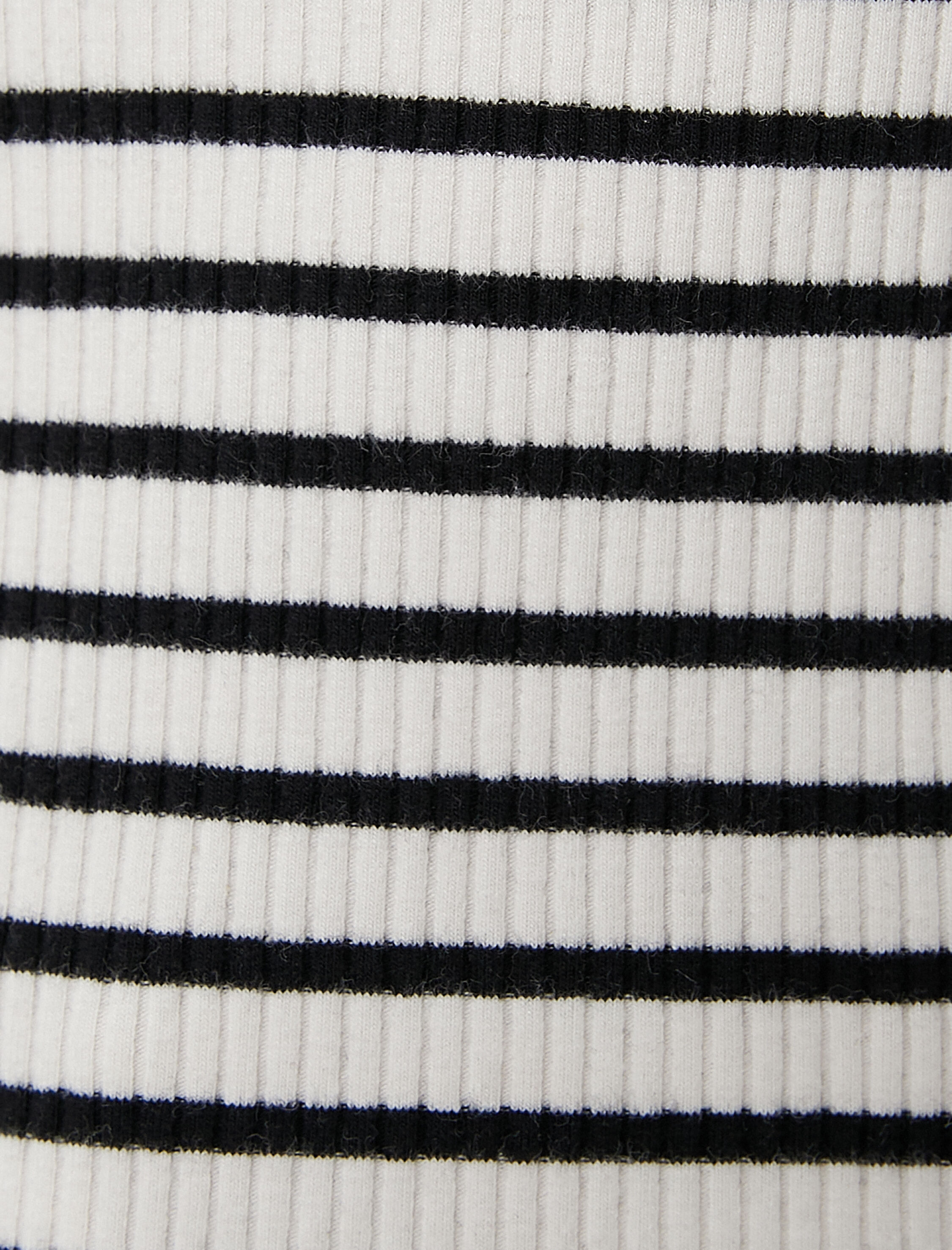   Madonna Yaka Tişört Omzu Açık Uzun Kollu Ribanalı Pamuklu Slim Fit