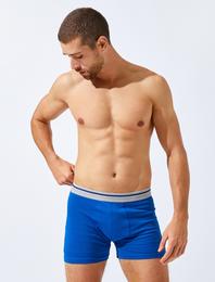 Pamuklu Basic 3'lü Boxer Set