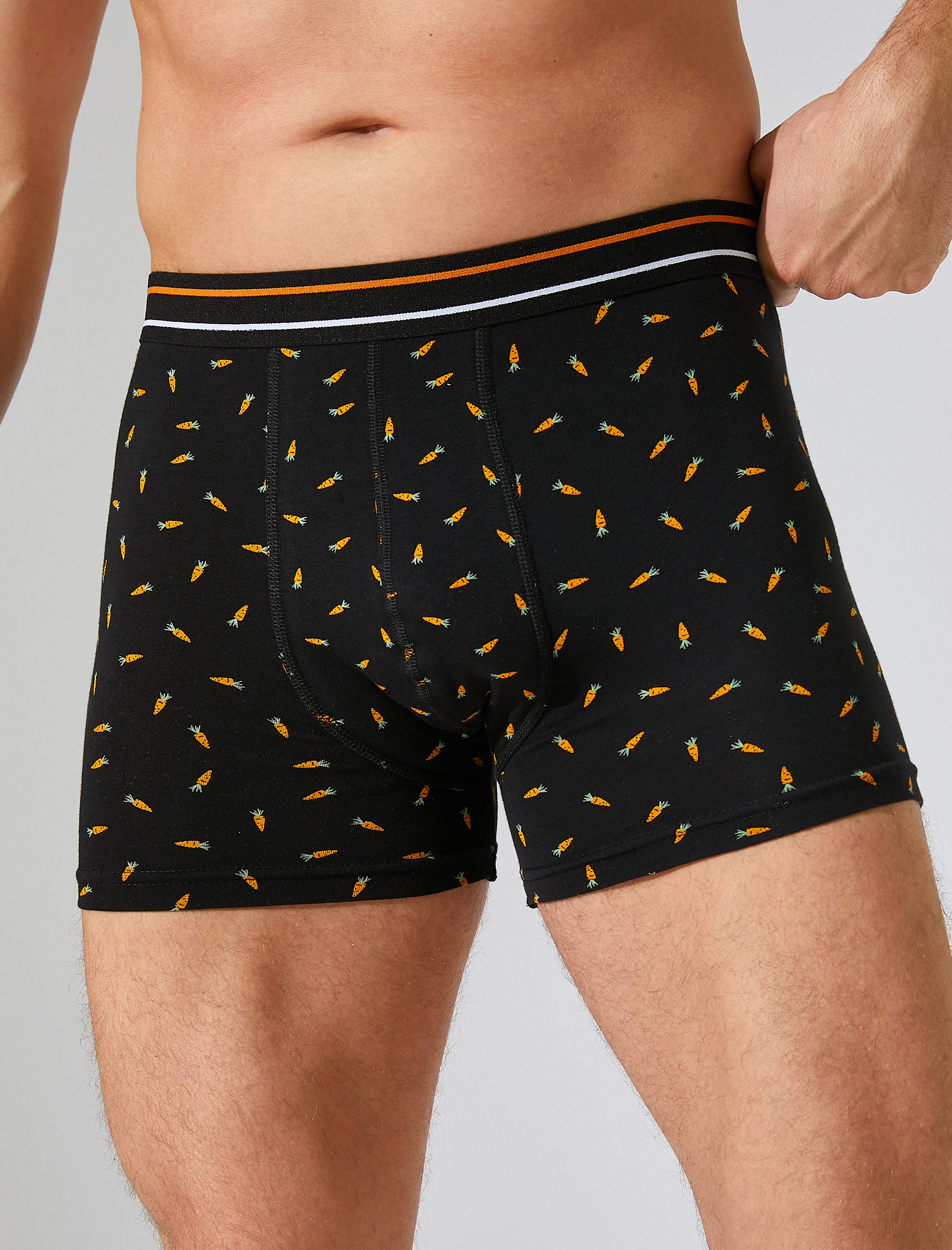   3'lü Boxer Seti Pamuklu Baskılı