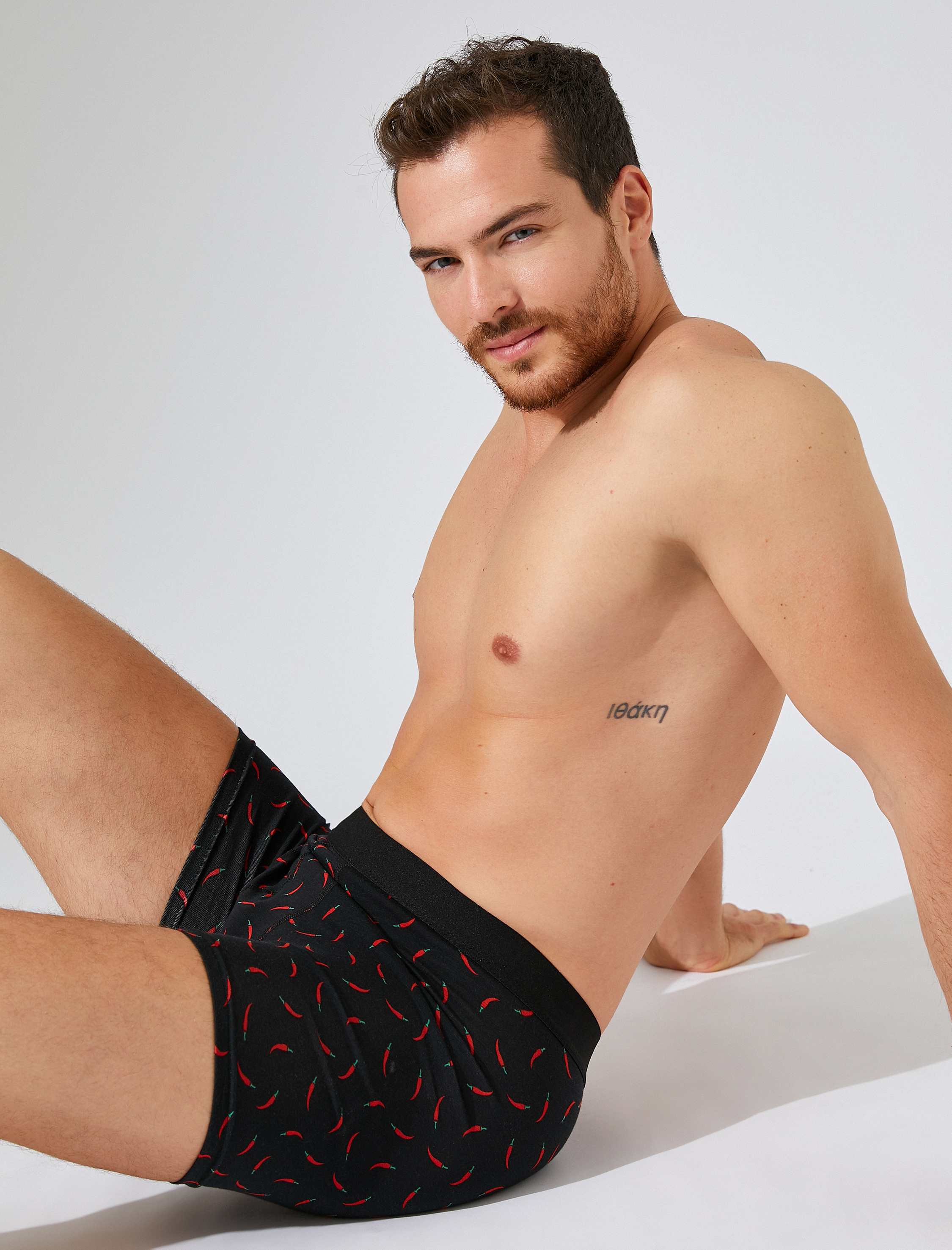   3'lü Boxer Seti Pamuklu Baskılı