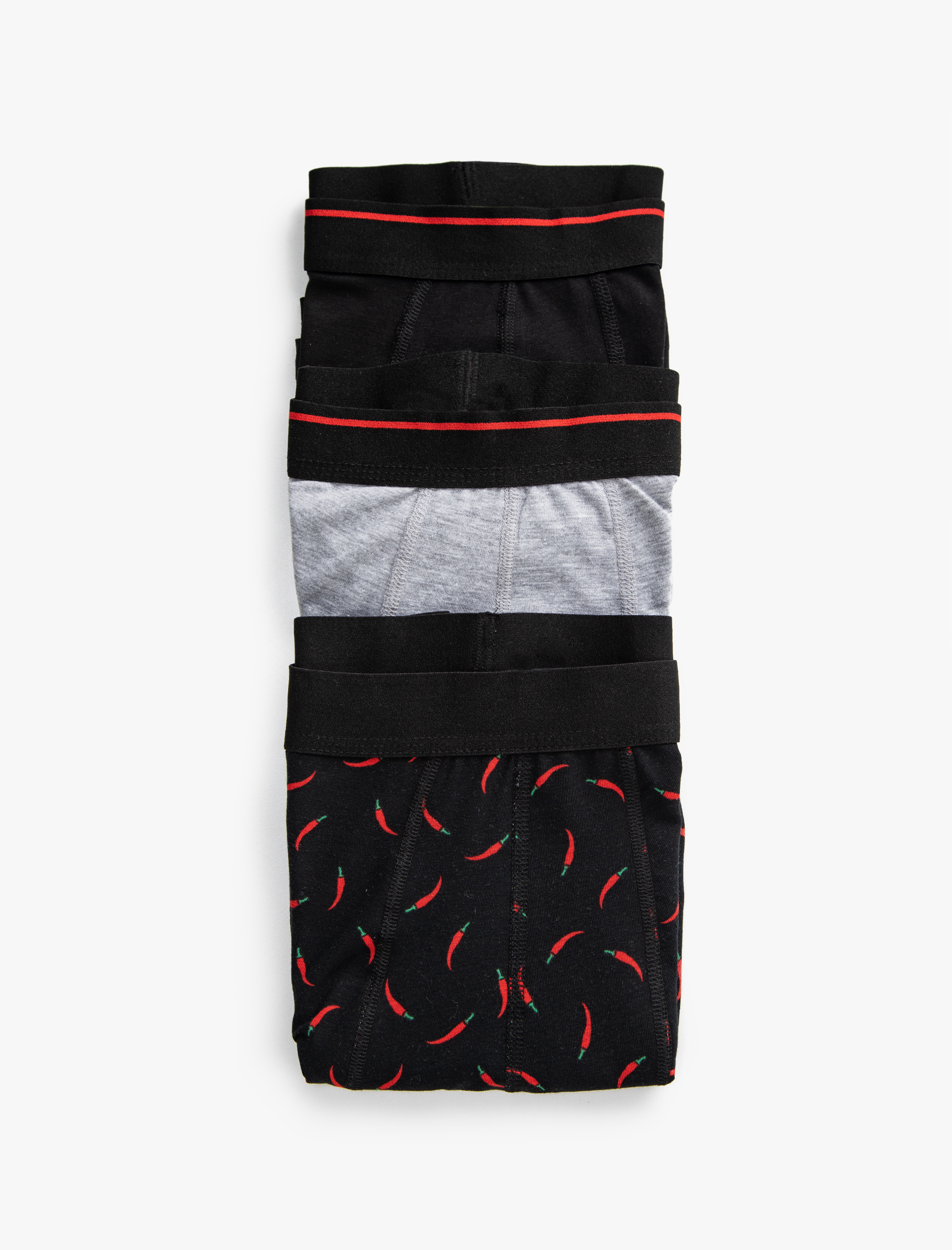   3'lü Boxer Seti Pamuklu Baskılı