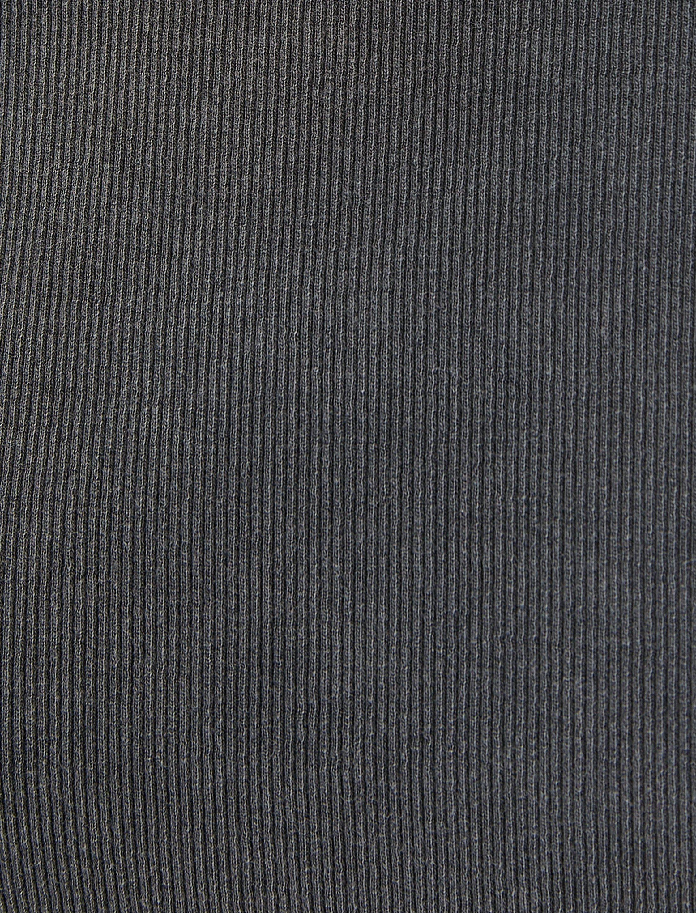   Crop Atlet Bisiklet Yaka Pamuklu Ribanalı Soluk Efektli