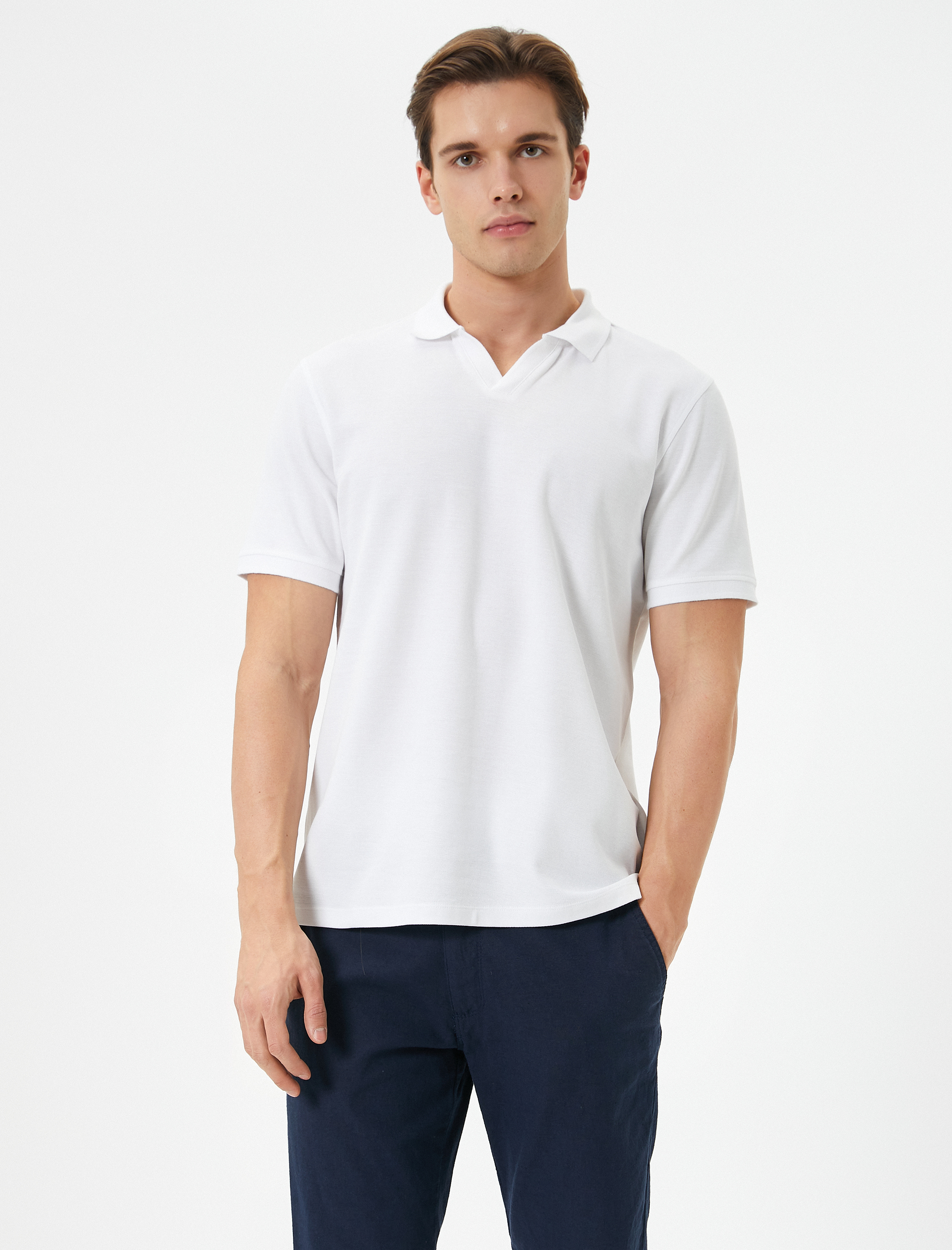   Polo Yaka Tişört Kısa Kollu