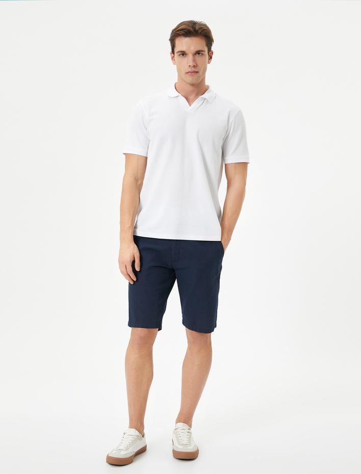  Polo Yaka Tişört Kısa Kollu