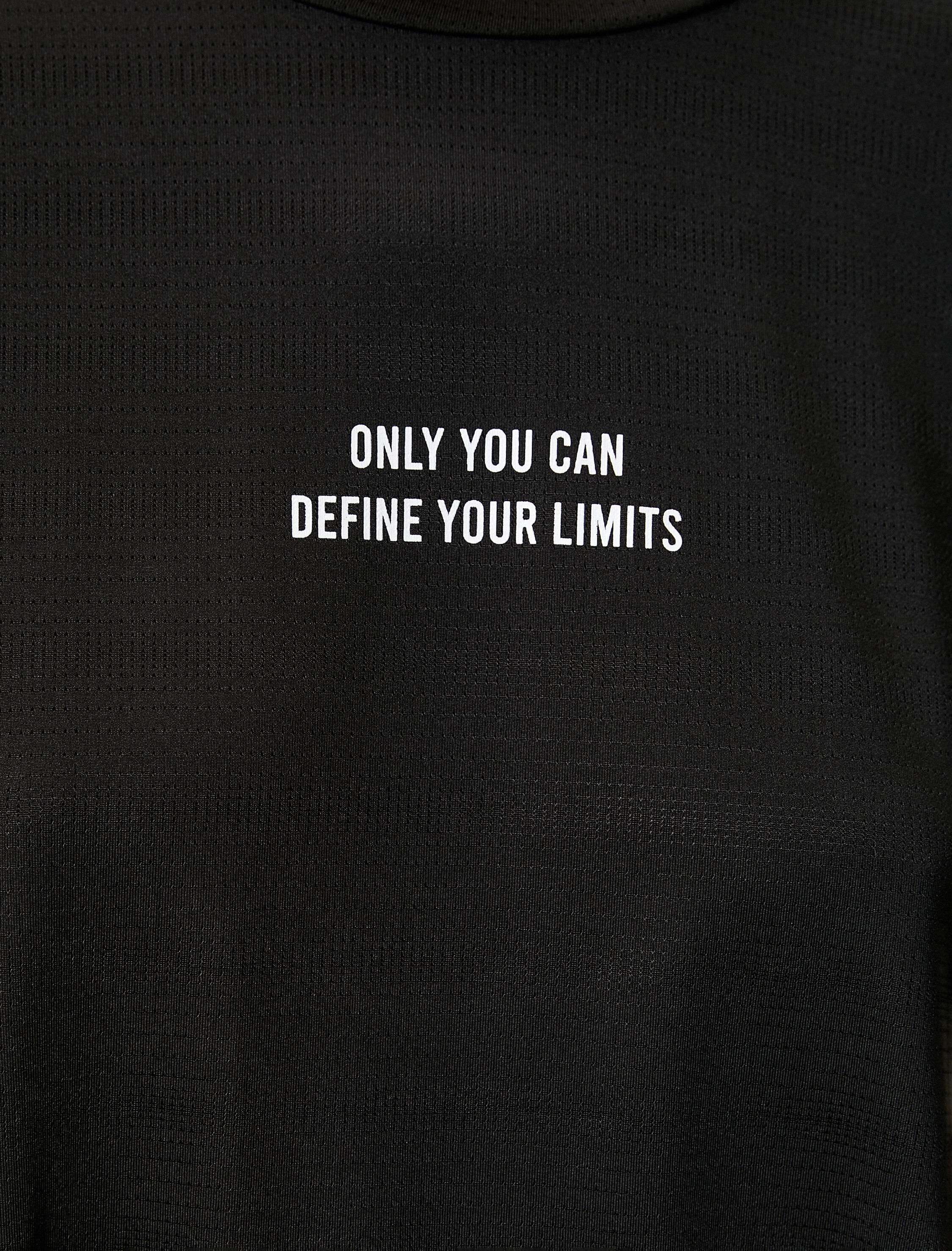   Spor Tişört Nefes Alabilir Dokulu Rahat Kalıp Kısa Kollu Bisiklet Yaka Baskılı