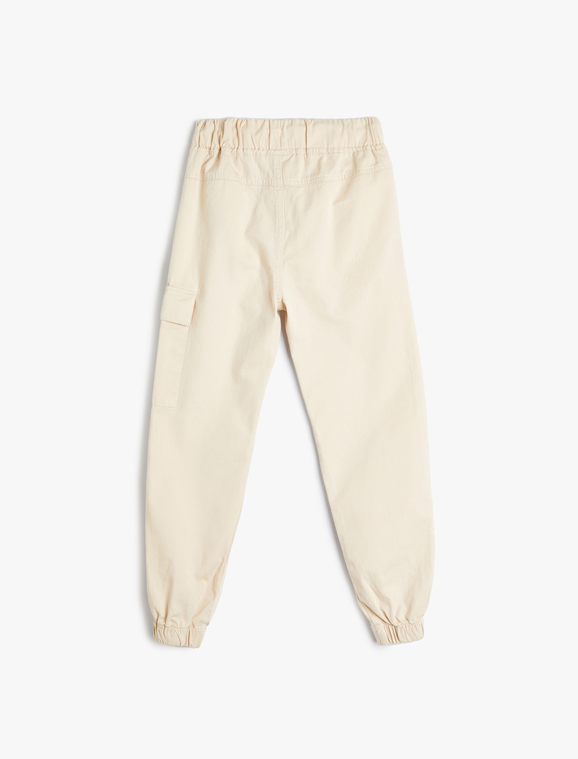  Erkek Çocuk Kargo Jogger Pantolon Cepli Beli Bağlamalı