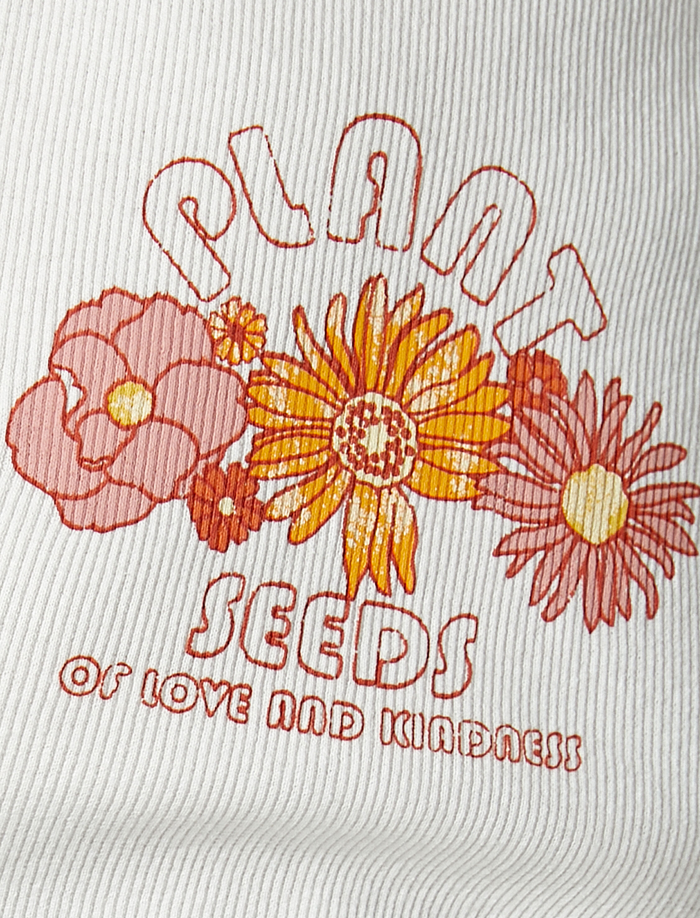   Çiçekli Crop Atlet Bisiklet Yaka Ribanalı Pamuklu