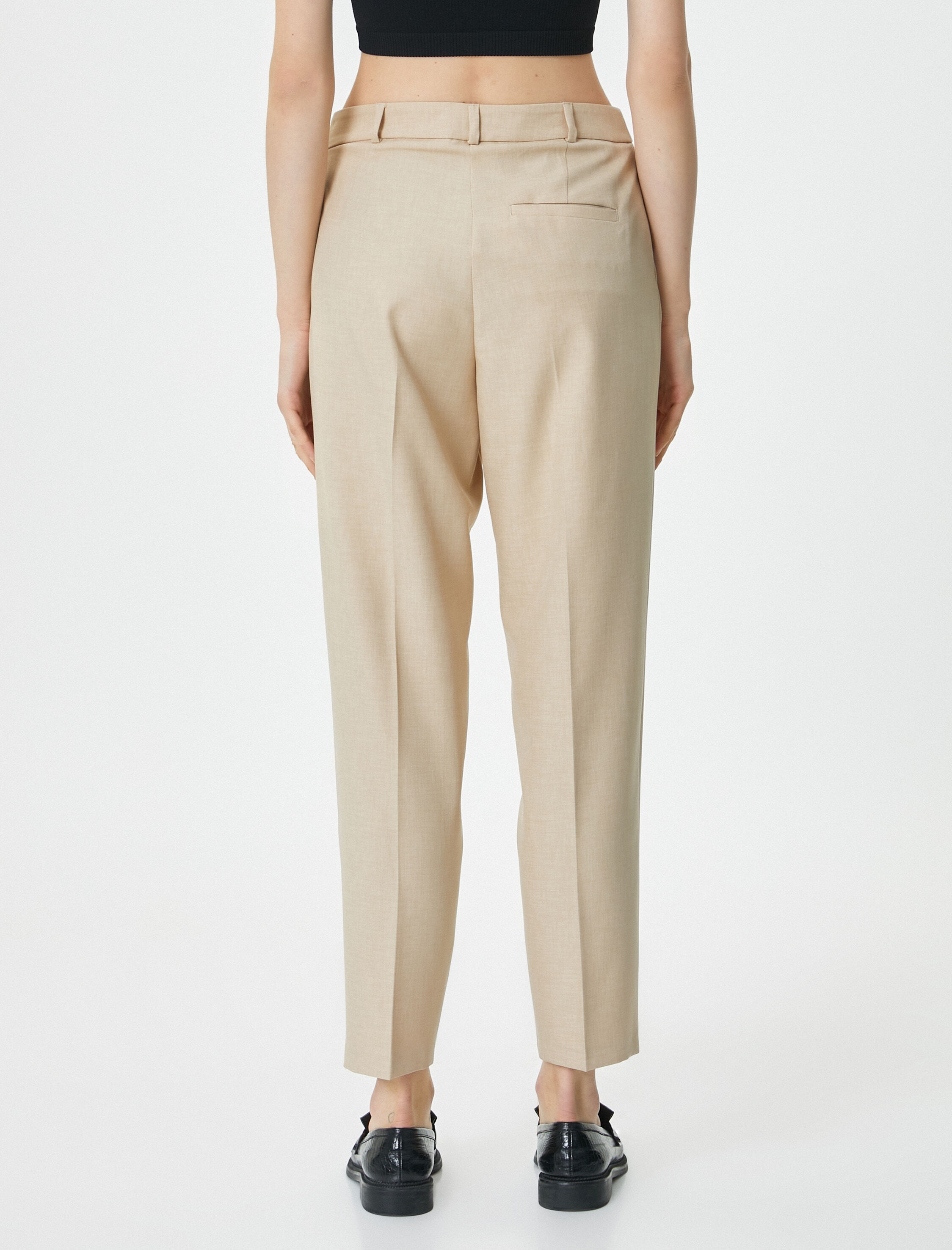 Kumaş Pantolon Normal Bel Regular Fit