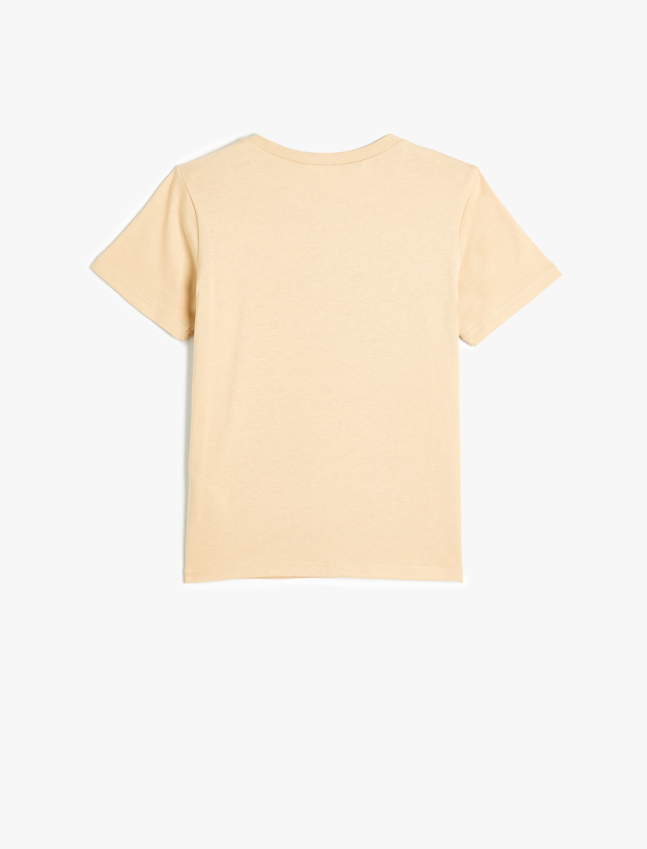  Erkek Çocuk Tişört Kısa Kollu Dinozor Baskılı Bisiklet Yaka Pamuklu