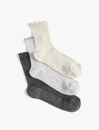 3'lü Basic Çorap Seti
